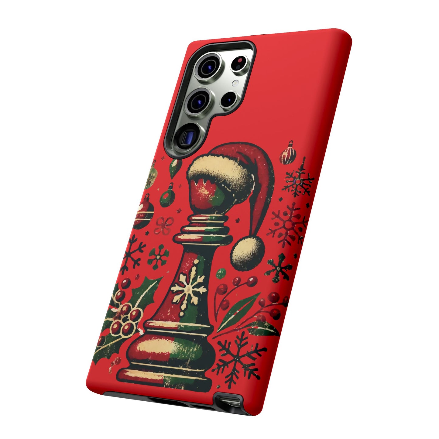 Fundas Tough para Móvil - Alfil Vintage Navideño, Doble Protección   Phone Case