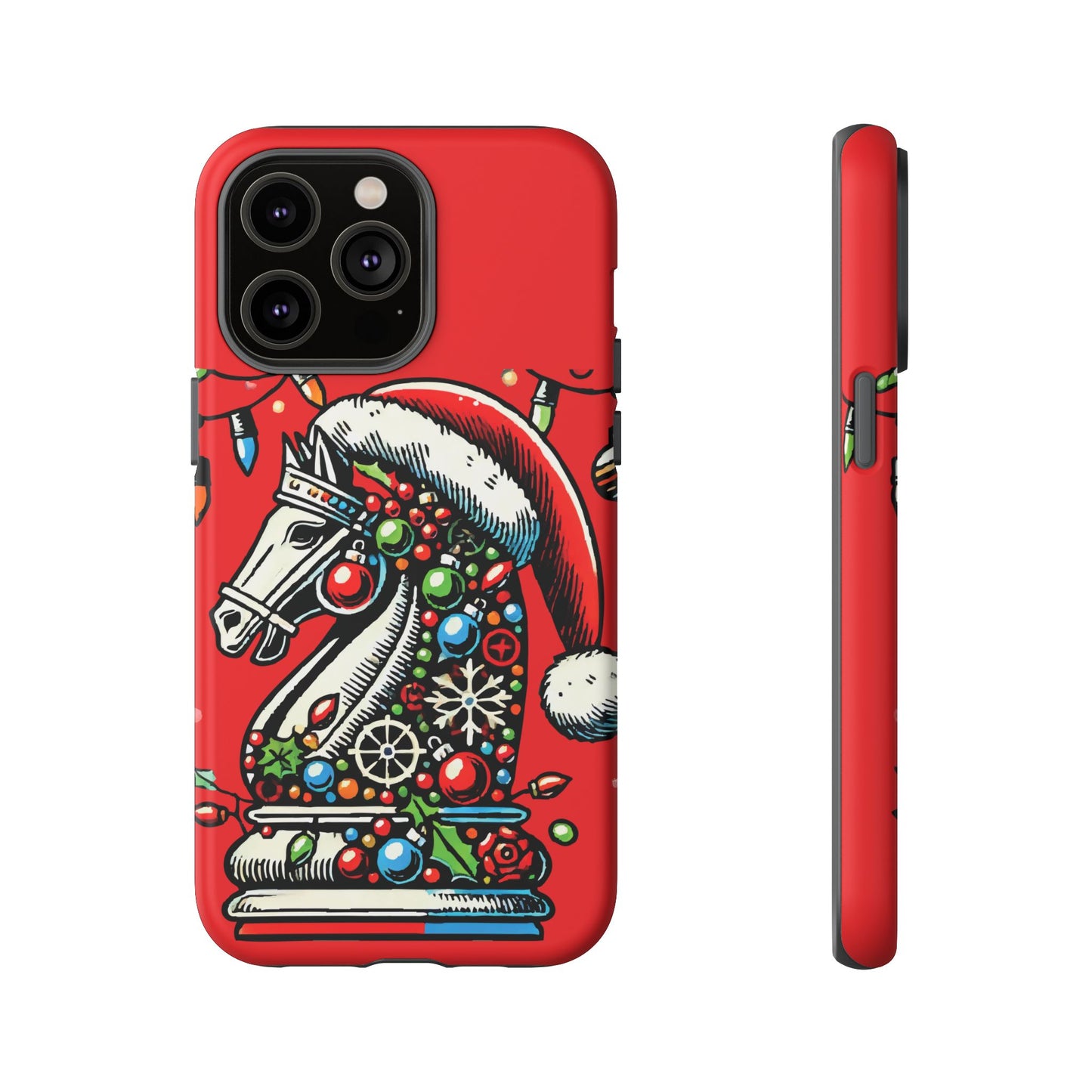 Funda Tough Navidad - Caballo Ajedrez Pop Art para iPhone, Samsung y Pixel   Phone Case  24.00 iPhone-14-Pro-Max-Matte