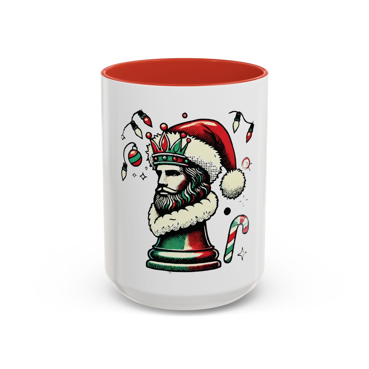 Taza de Cerámica con Detalles - Café o Té con Estilo y Comodidad   Mug  15.00 15oz-Red