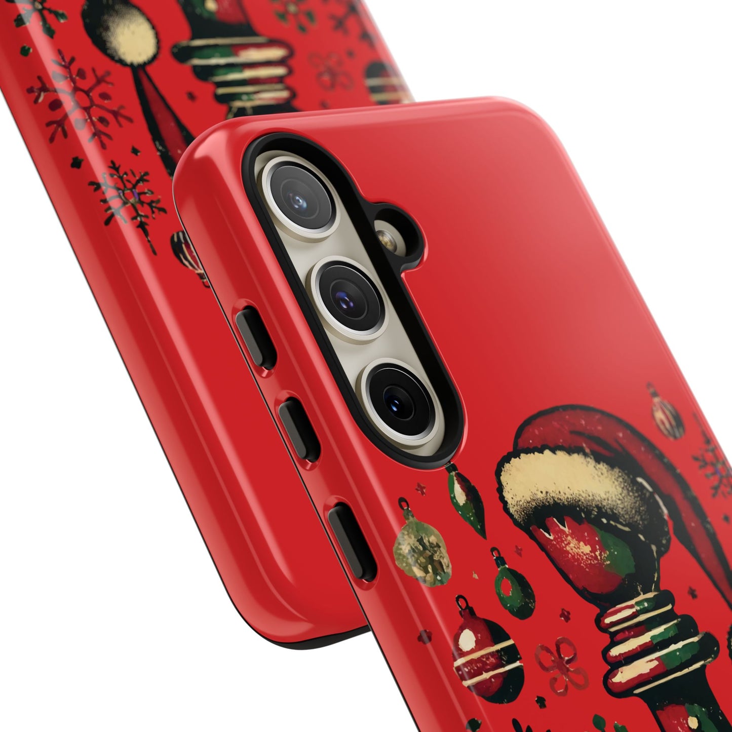 Fundas Tough para Móvil - Alfil Vintage Navideño, Doble Protección   Phone Case