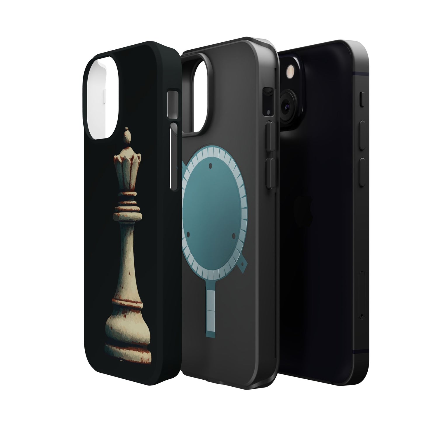 “Funda Magnética Reina de Ajedrez – Protección Robusta y Estilo Retro”   Phone Case