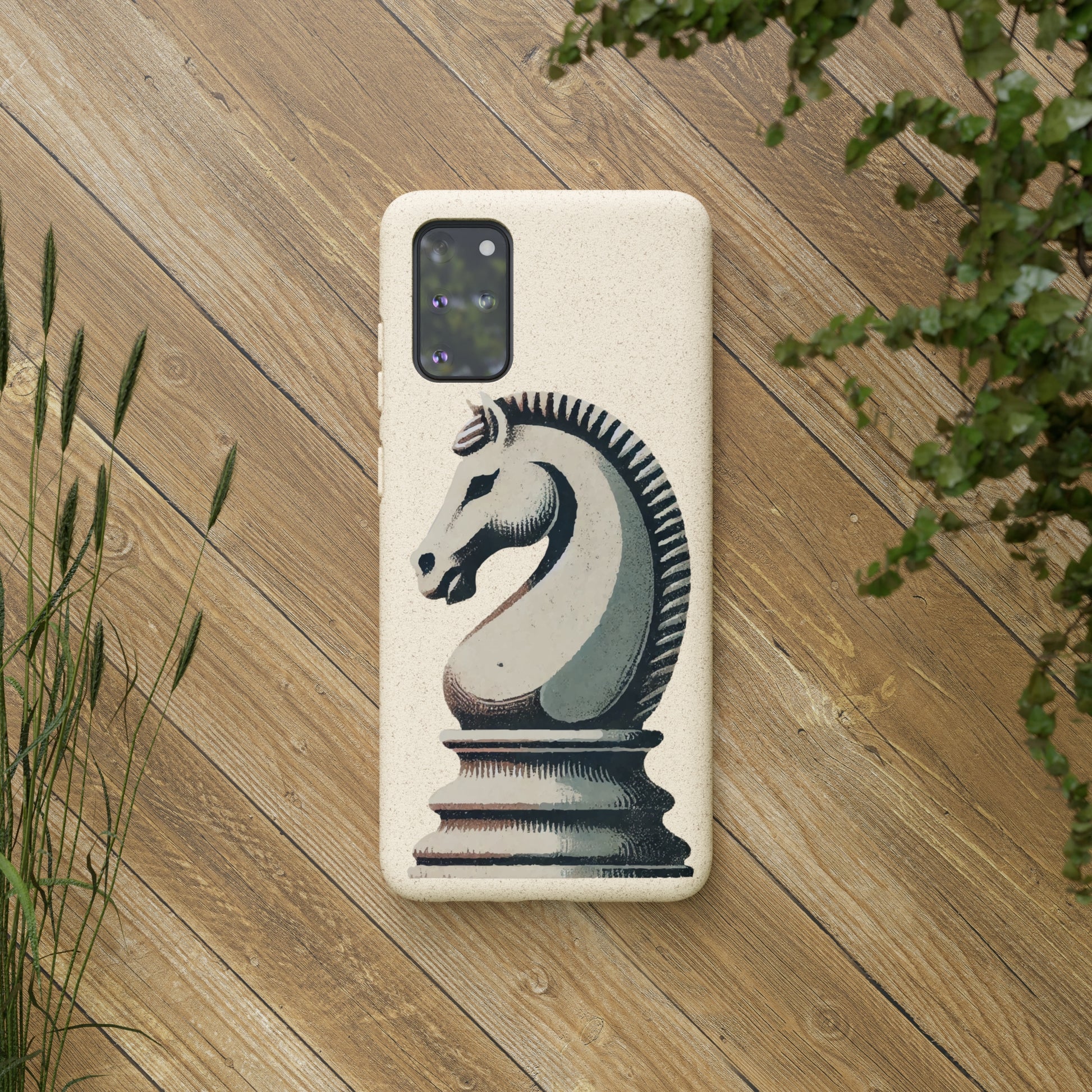 “Biodegradable Phone Case – Vintage Knight Design, Eco-Friendly Choice”   Phone Case