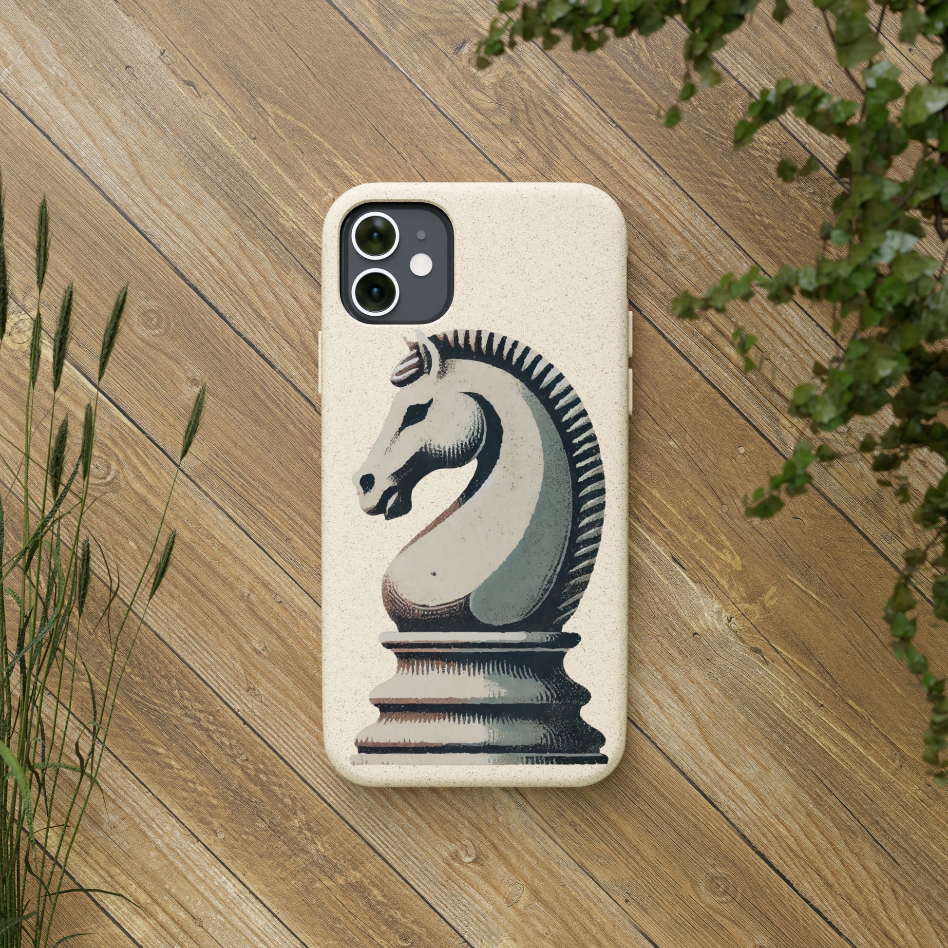 “Biodegradable Phone Case – Vintage Knight Design, Eco-Friendly Choice”   Phone Case