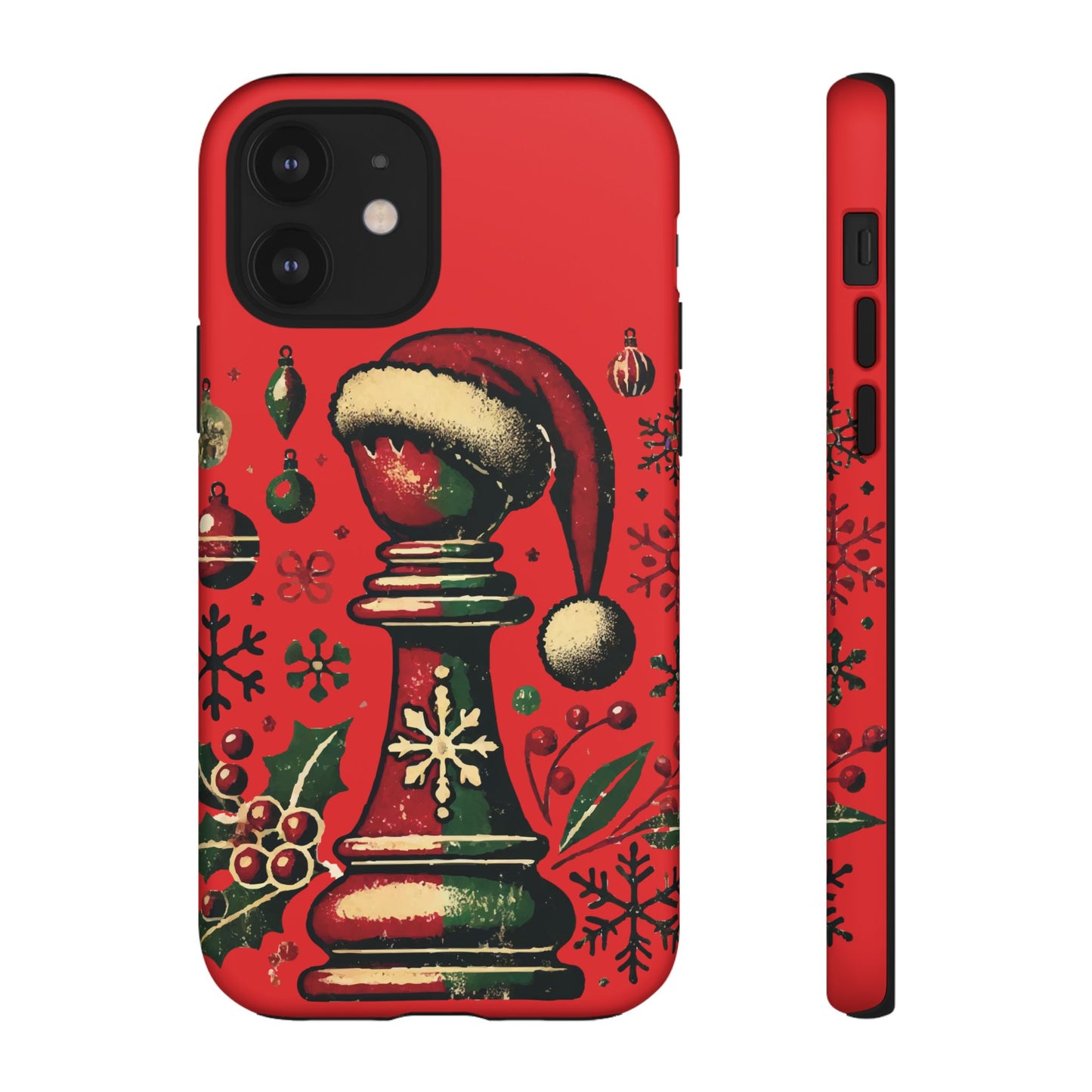 Fundas Tough para Móvil - Alfil Vintage Navideño, Doble Protección   Phone Case  24.00 iPhone-12-Matte