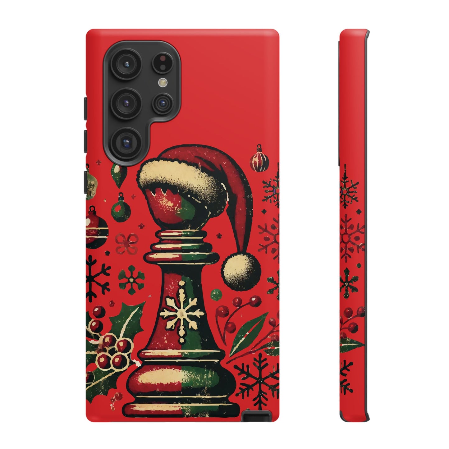 Fundas Tough para Móvil - Alfil Vintage Navideño, Doble Protección   Phone Case  24.00 Samsung-Galaxy-S22-Ultra-Matte