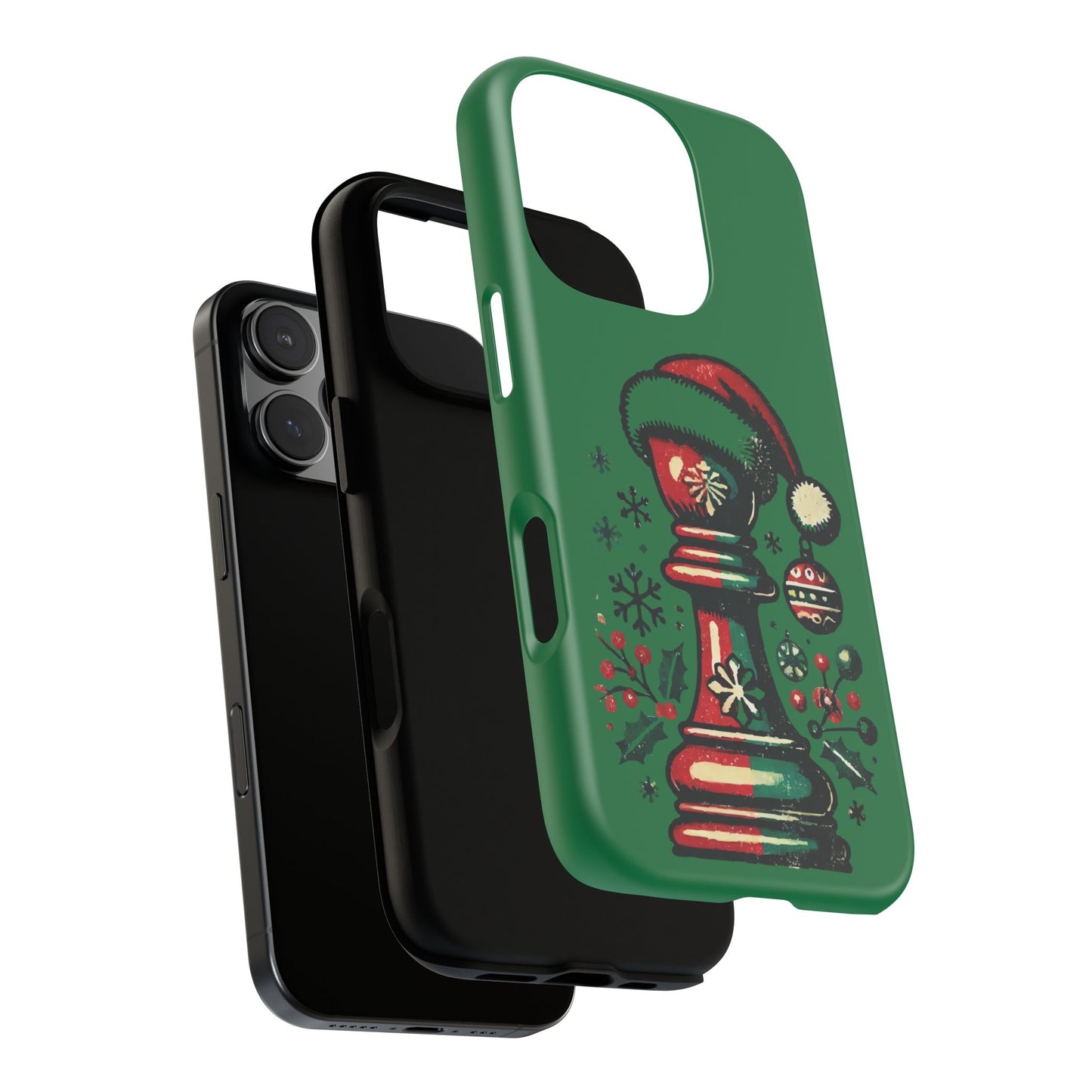 Funda Tough Case Peón Vintage Navidad - iPhone, Samsung, Google Pixel   Phone Case