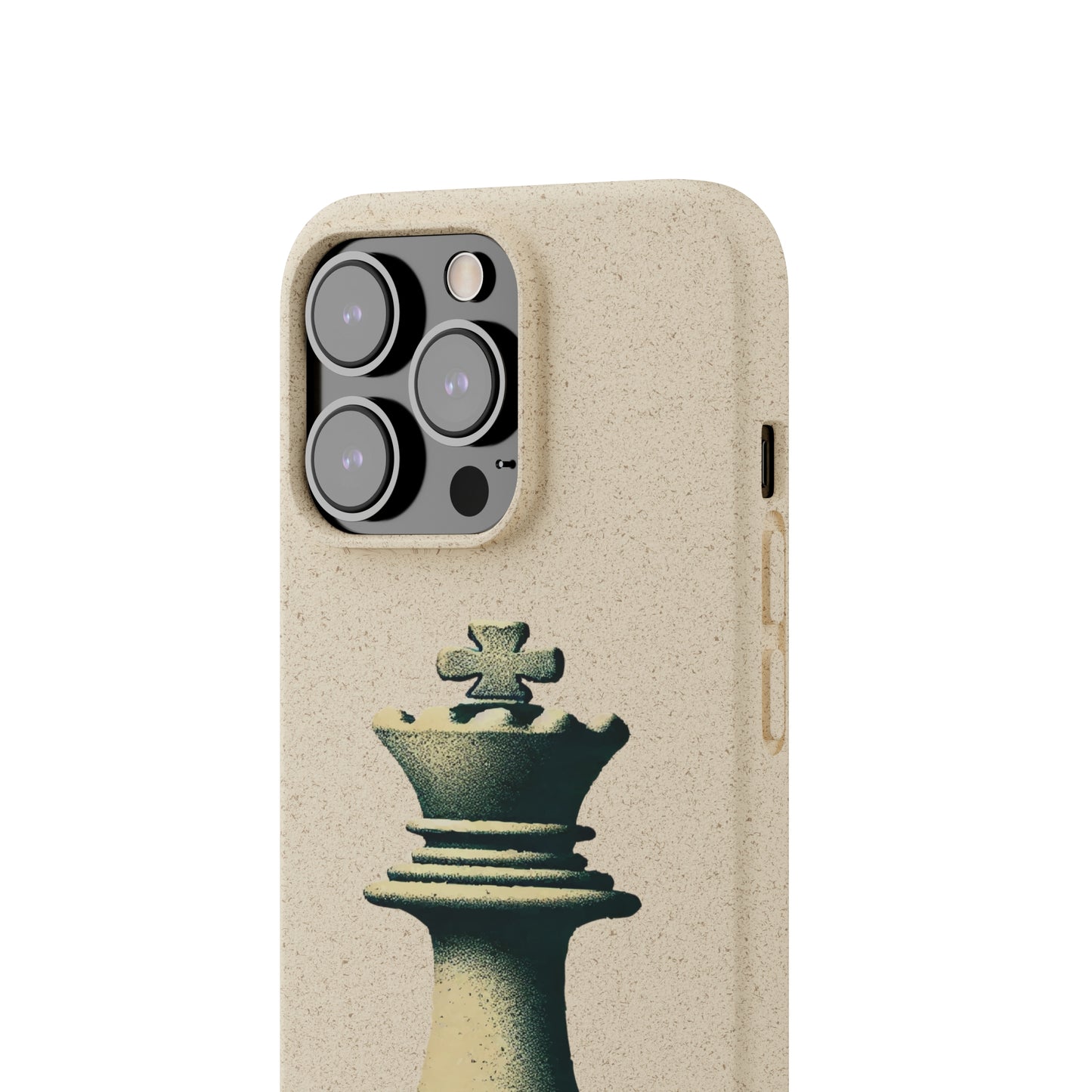 “Funda Biodegradable Rey de Ajedrez – Estilo Vintage y Sostenible”   Phone Case