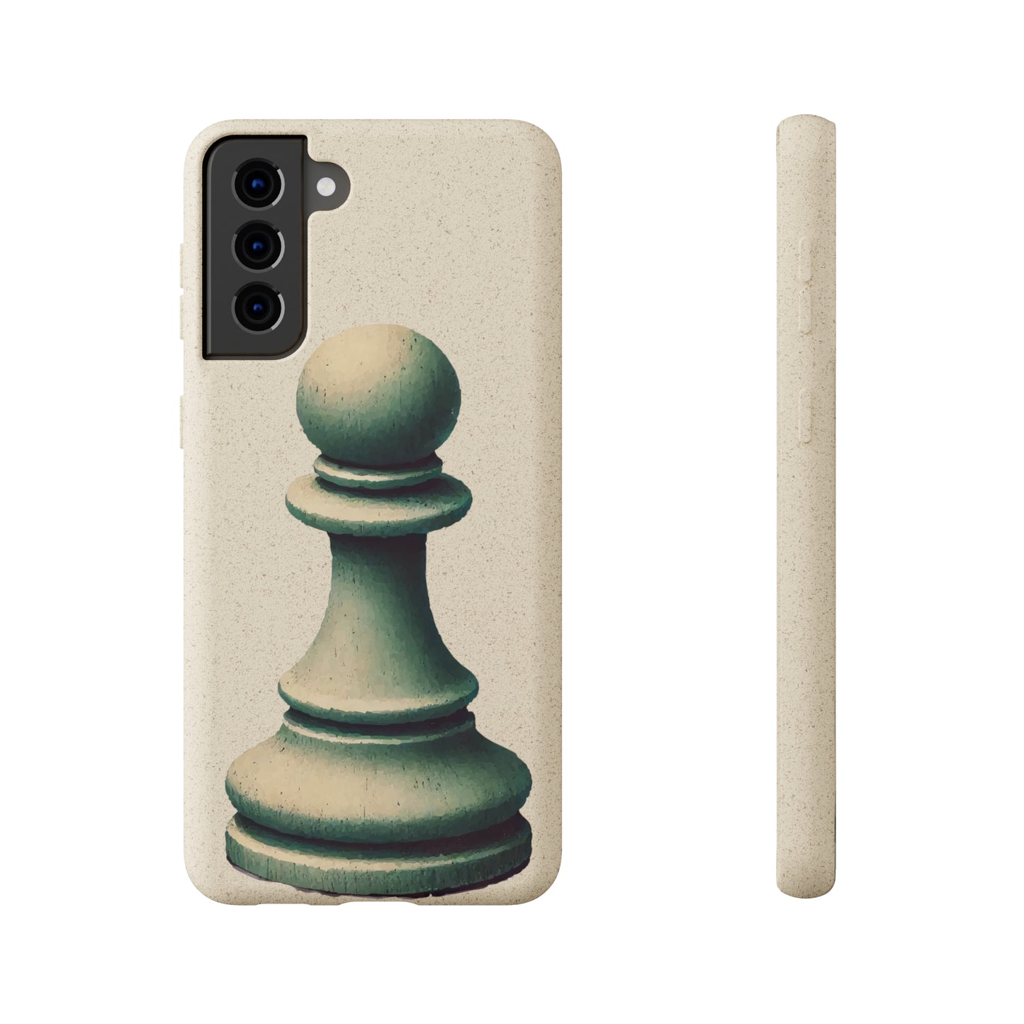 “Biodegradable Phone Case – Vintage Pawn Design, Eco-Friendly Choice”   Phone Case  33.00 Samsung-Galaxy-S21-Plus-with-gift-packaging