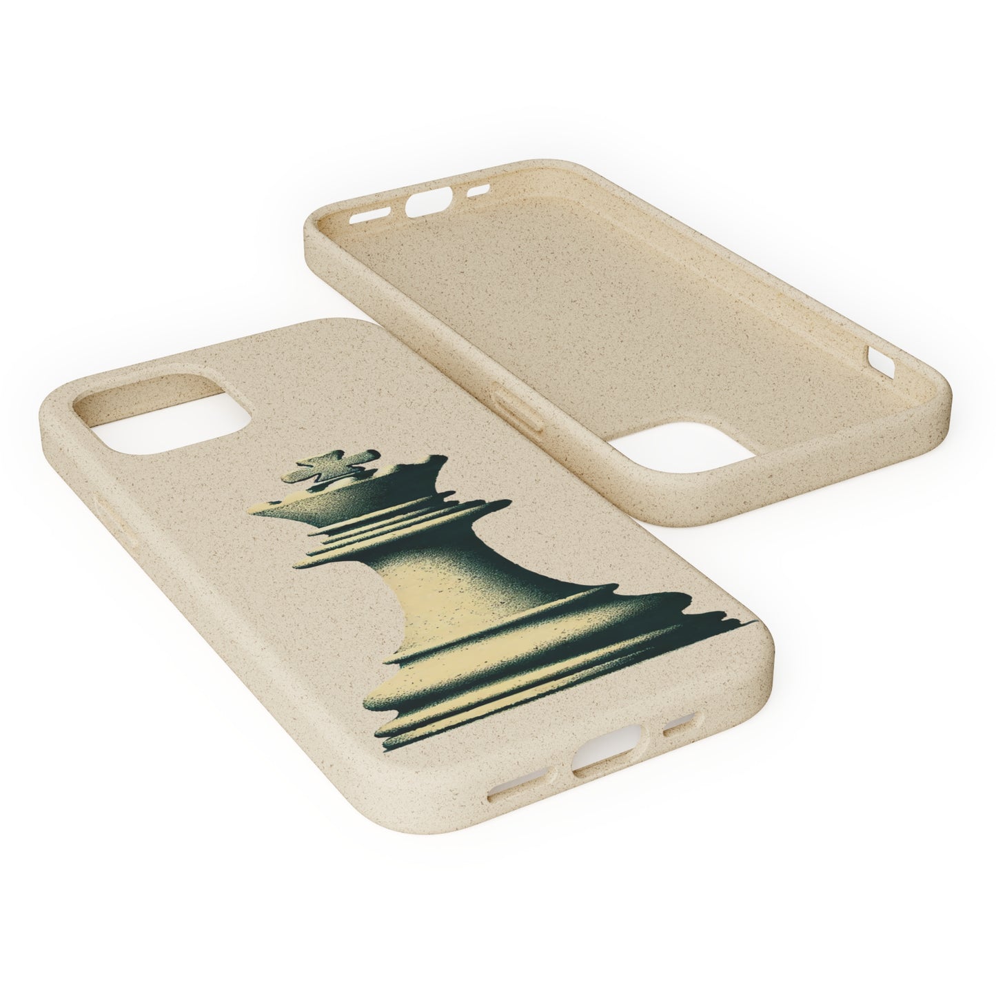 “Funda Biodegradable Rey de Ajedrez – Estilo Vintage y Sostenible”   Phone Case