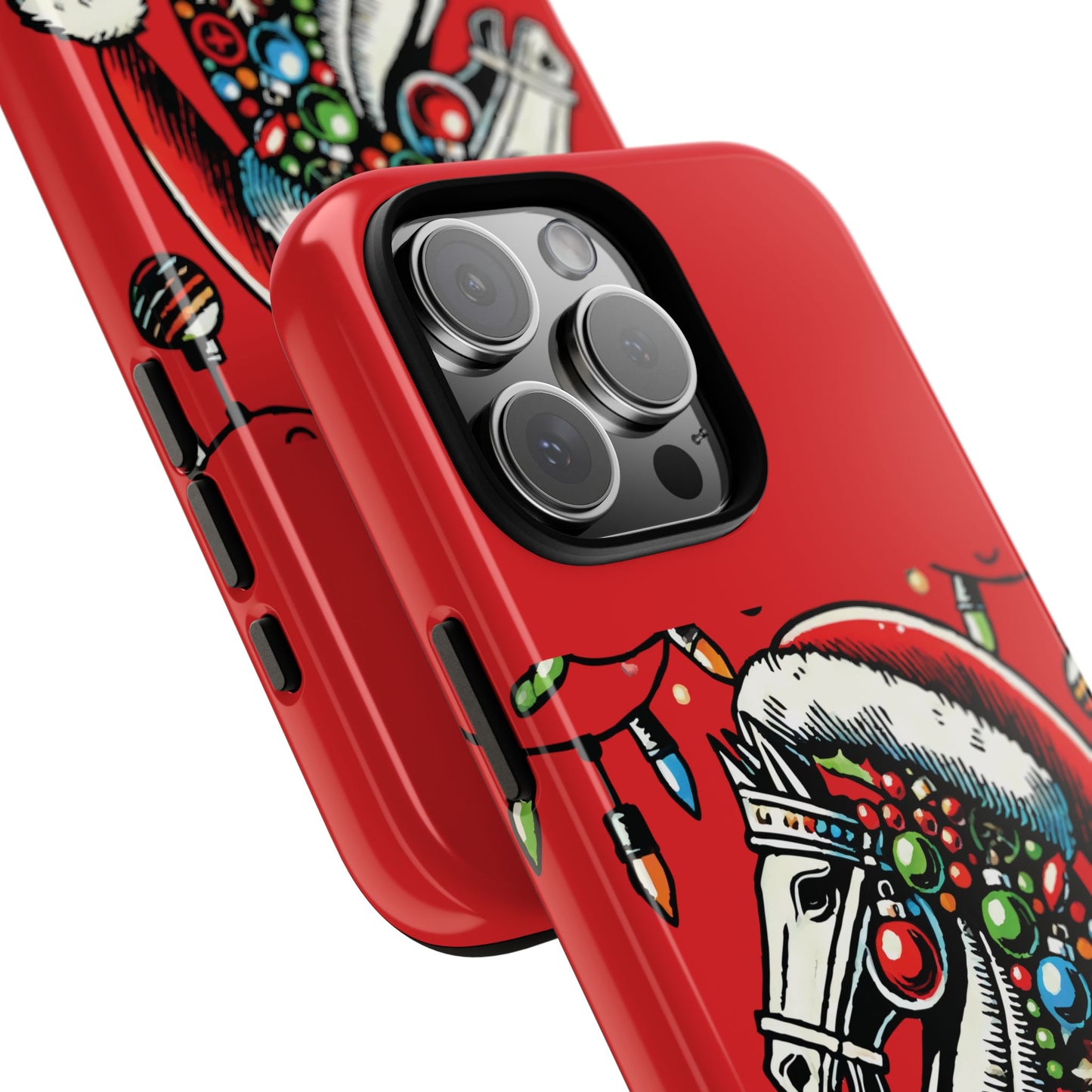 Funda Tough Navidad - Caballo Ajedrez Pop Art para iPhone, Samsung y Pixel   Phone Case