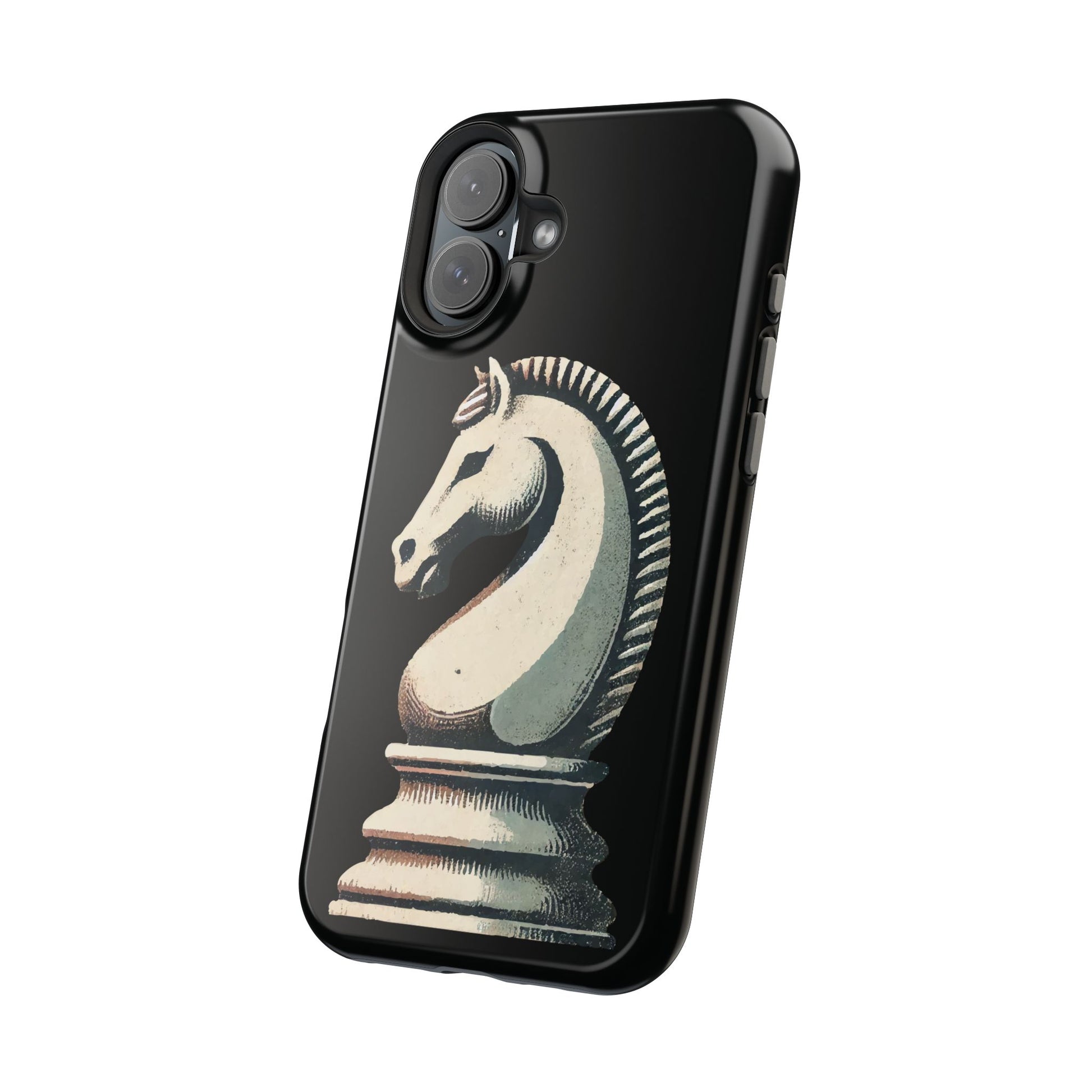 “Magnetic Tough Phone Case – Vintage Knight Design, Durable Protection”   Phone Case