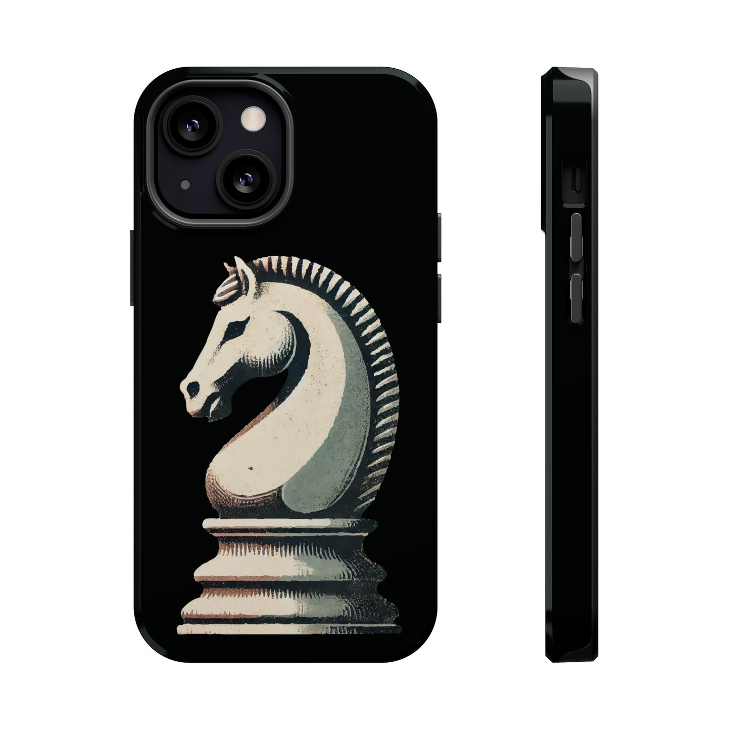 “Magnetic Tough Phone Case – Vintage Knight Design, Durable Protection”   Phone Case  27.00 iPhone-13-Mini-Glossy