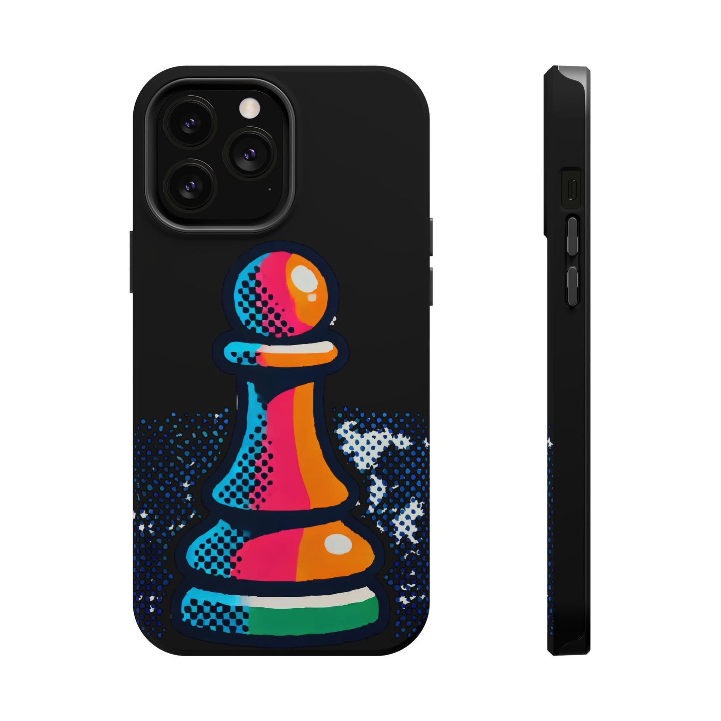 “Funda Magnética Peón de Ajedrez – Protección Robusta y Arte Abstracto”   Phone Case  27.00 iPhone-13-Pro-Max-Matte