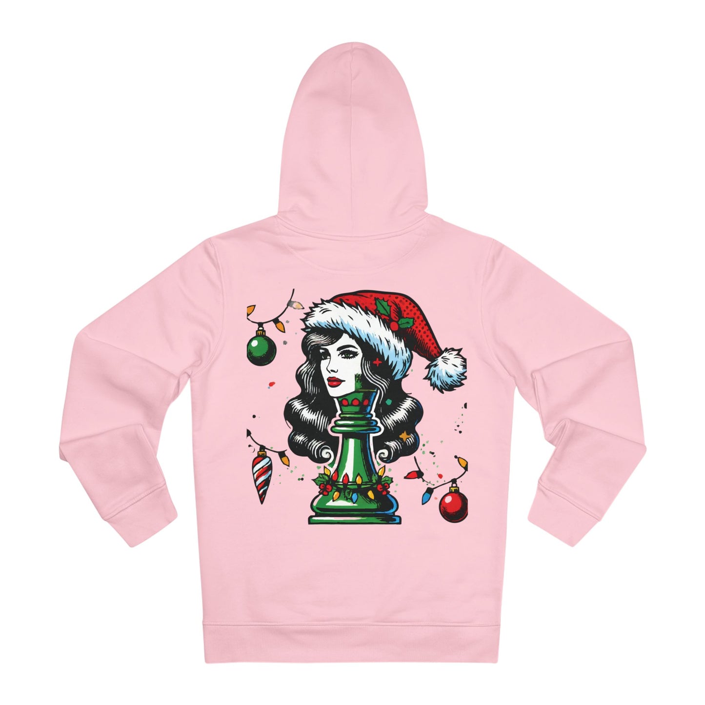 Unisex Cruiser Hoodie - Reina Pop Art Navidad, Estilo y Comodidad   Hoodie