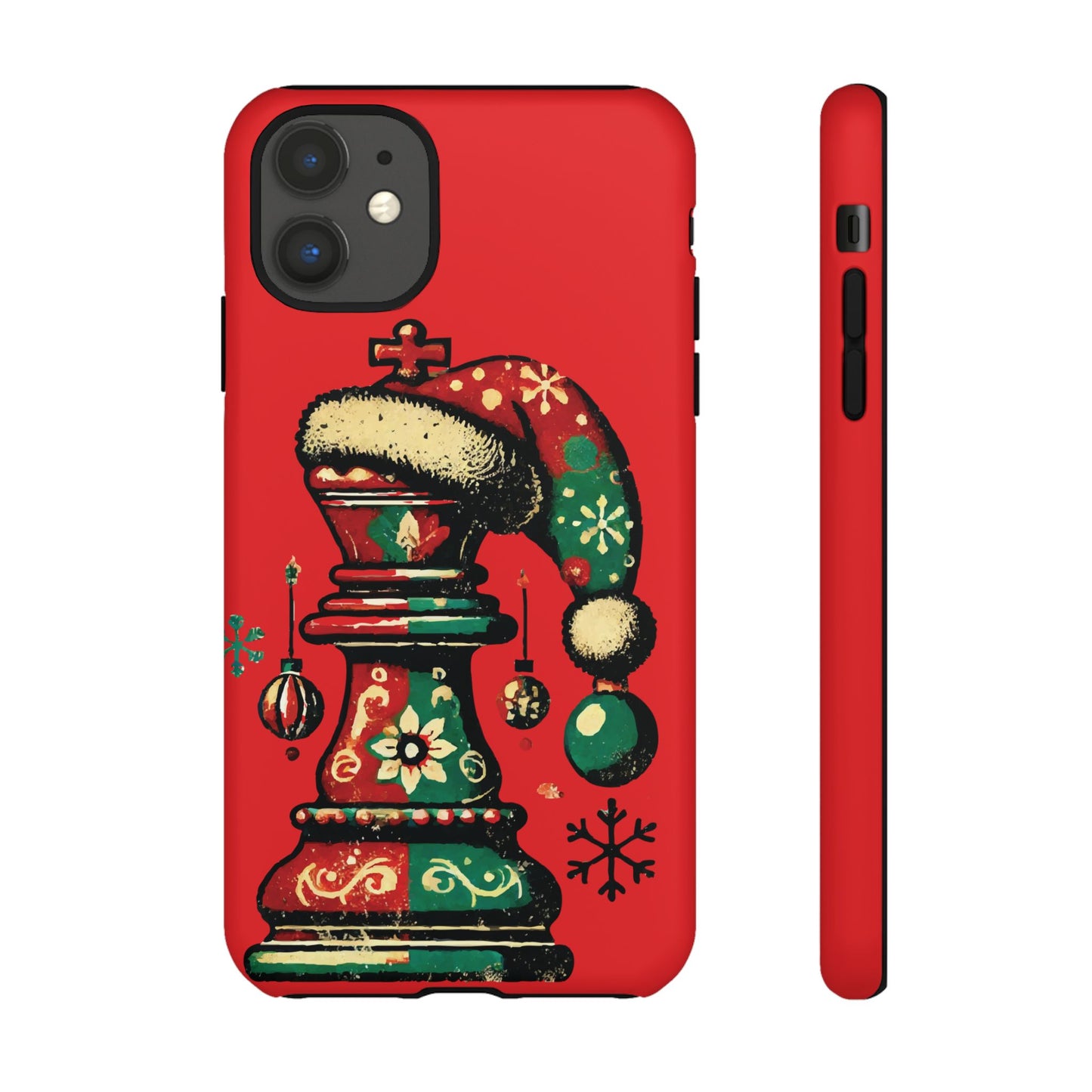 Funda Tough Case Rey Vintage – Protección y estilo navideño retro   Phone Case  24.00 iPhone-11-Matte