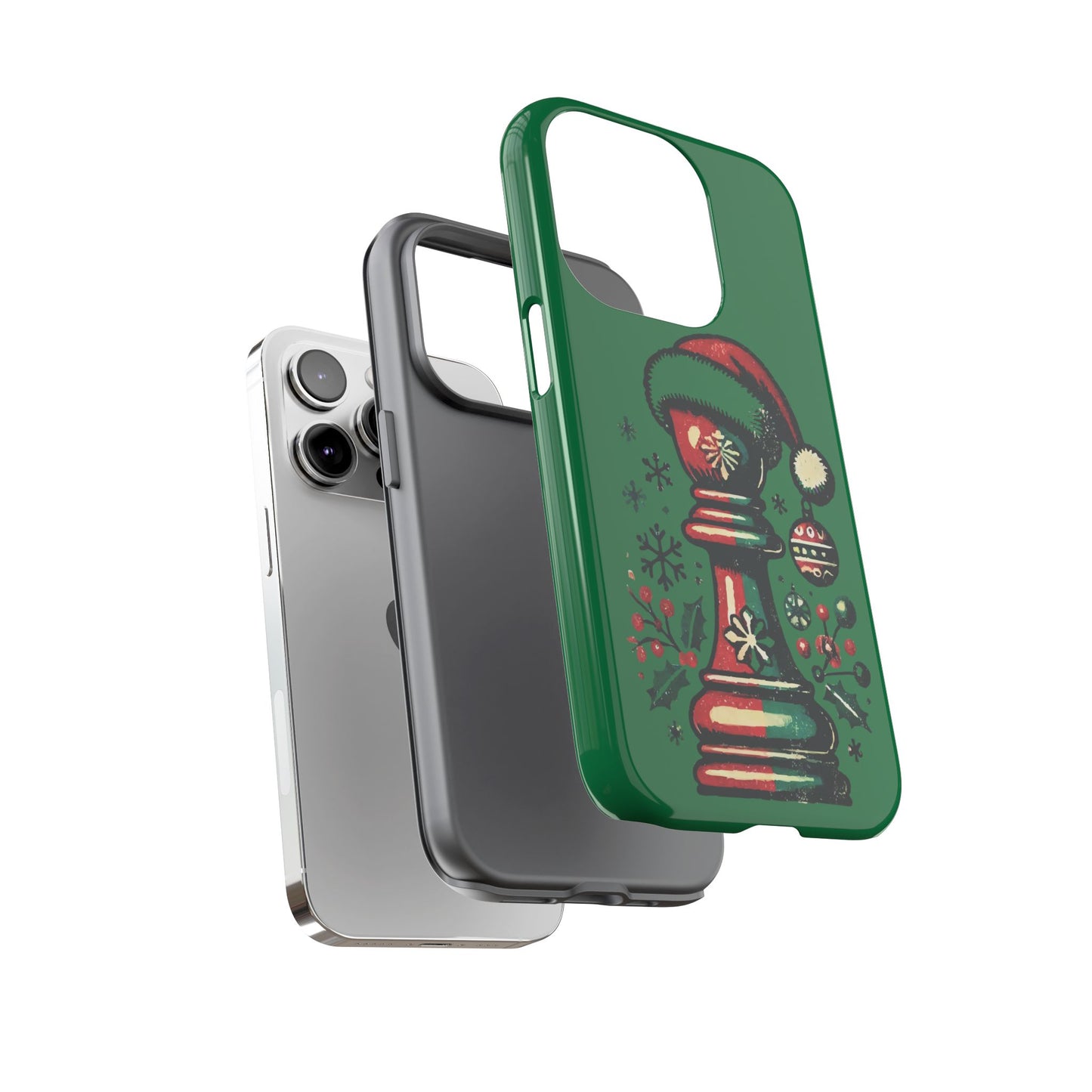 Funda Tough Case Peón Vintage Navidad - iPhone, Samsung, Google Pixel   Phone Case