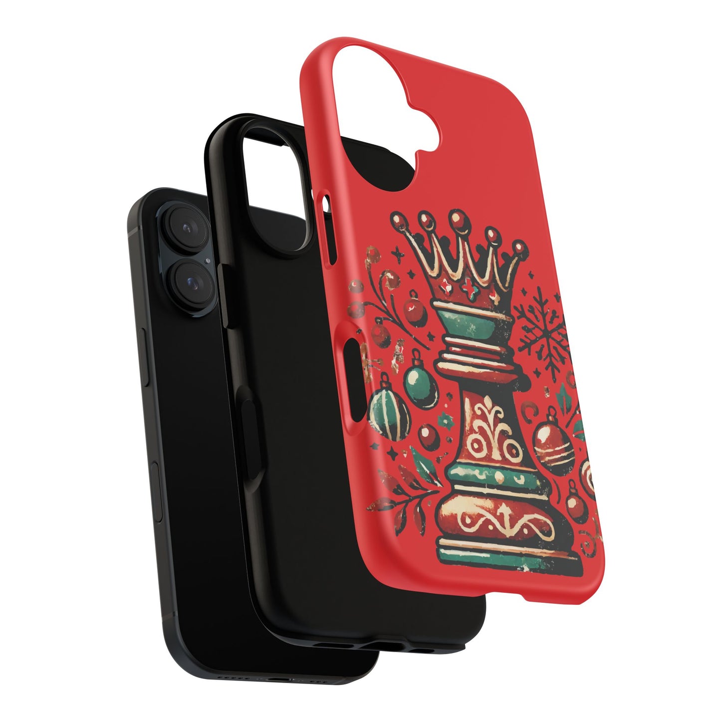 Funda Tough Case Reina Ajedrez Vintage Navideño – Protección y Estilo   Phone Case