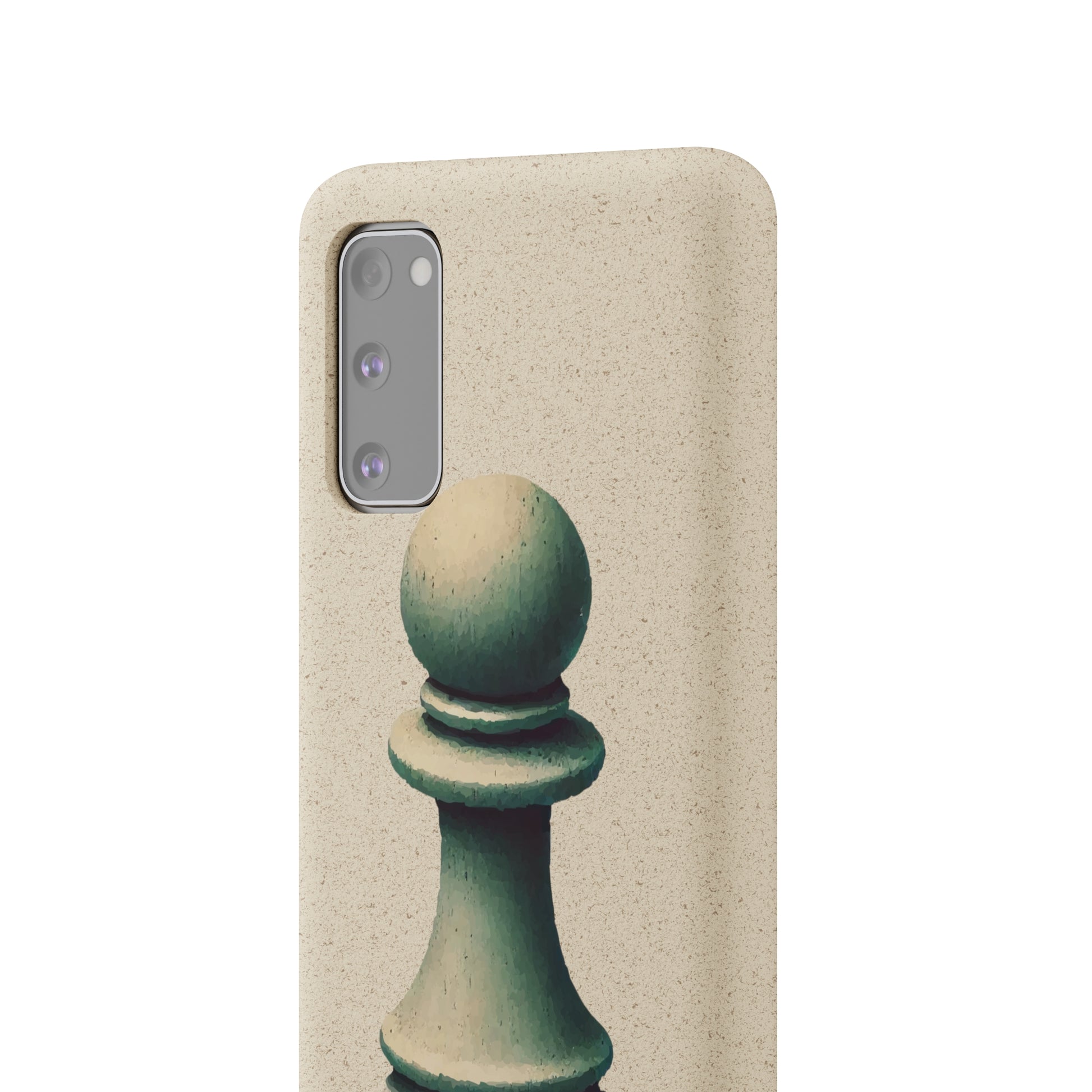 “Biodegradable Phone Case – Vintage Pawn Design, Eco-Friendly Choice”   Phone Case