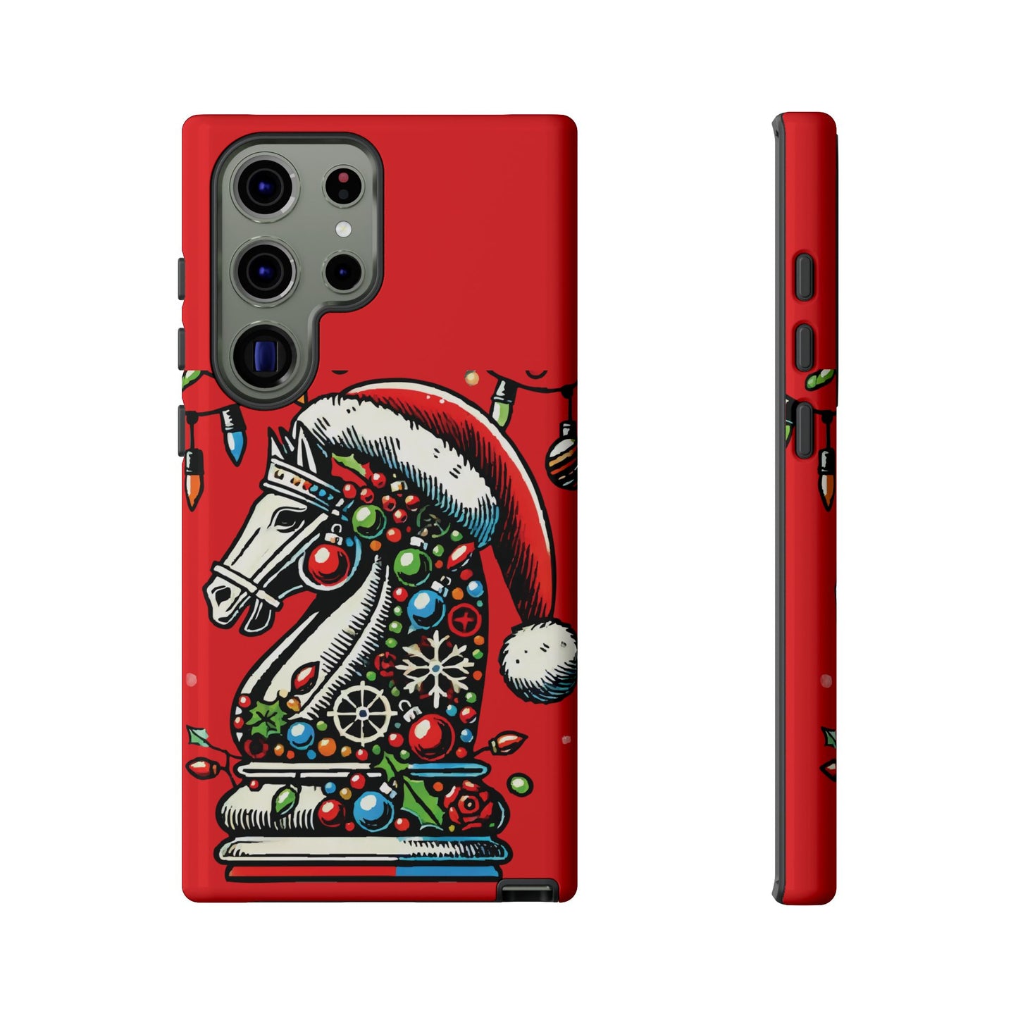 Funda Tough Navidad - Caballo Ajedrez Pop Art para iPhone, Samsung y Pixel   Phone Case  24.00 Samsung-Galaxy-S23-Ultra-Glossy