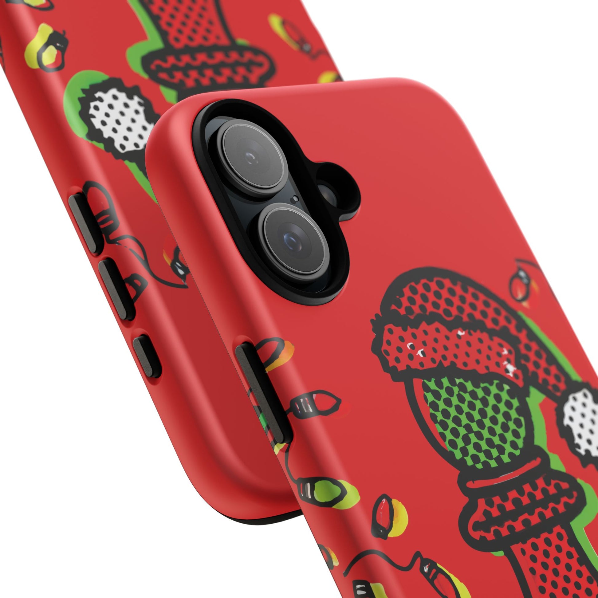 Funda Tough Peón de Ajedrez Navideño Pop Art – iPhone, Samsung y Pixel   Phone Case