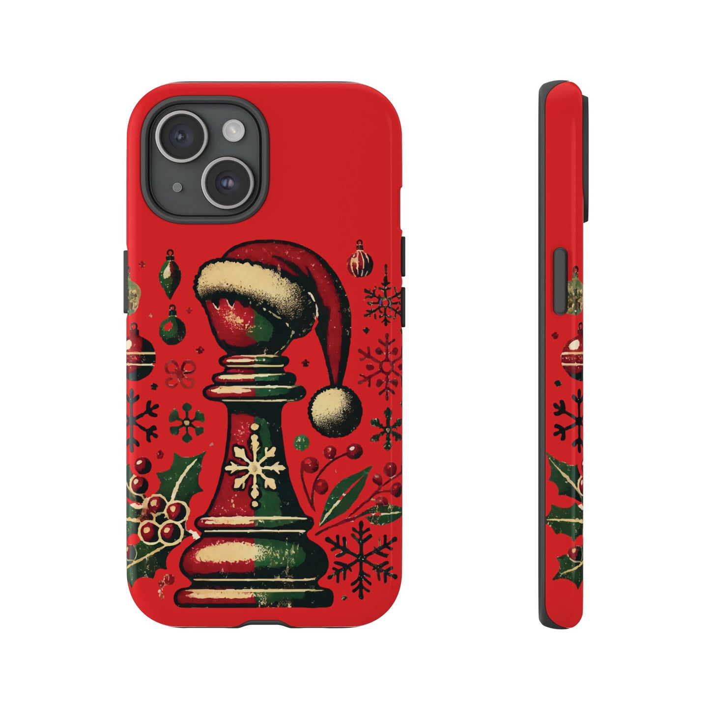 Fundas Tough para Móvil - Alfil Vintage Navideño, Doble Protección   Phone Case  24.00 iPhone-15-Glossy