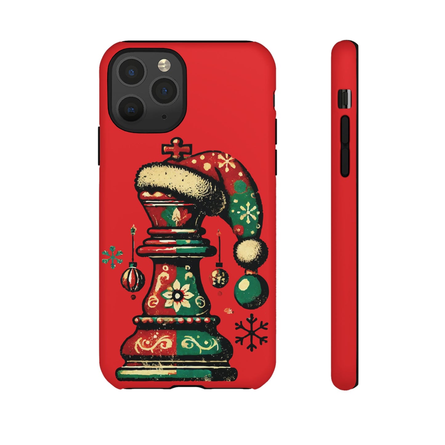 Funda Tough Case Rey Vintage – Protección y estilo navideño retro   Phone Case  24.00 iPhone-11-Pro-Matte