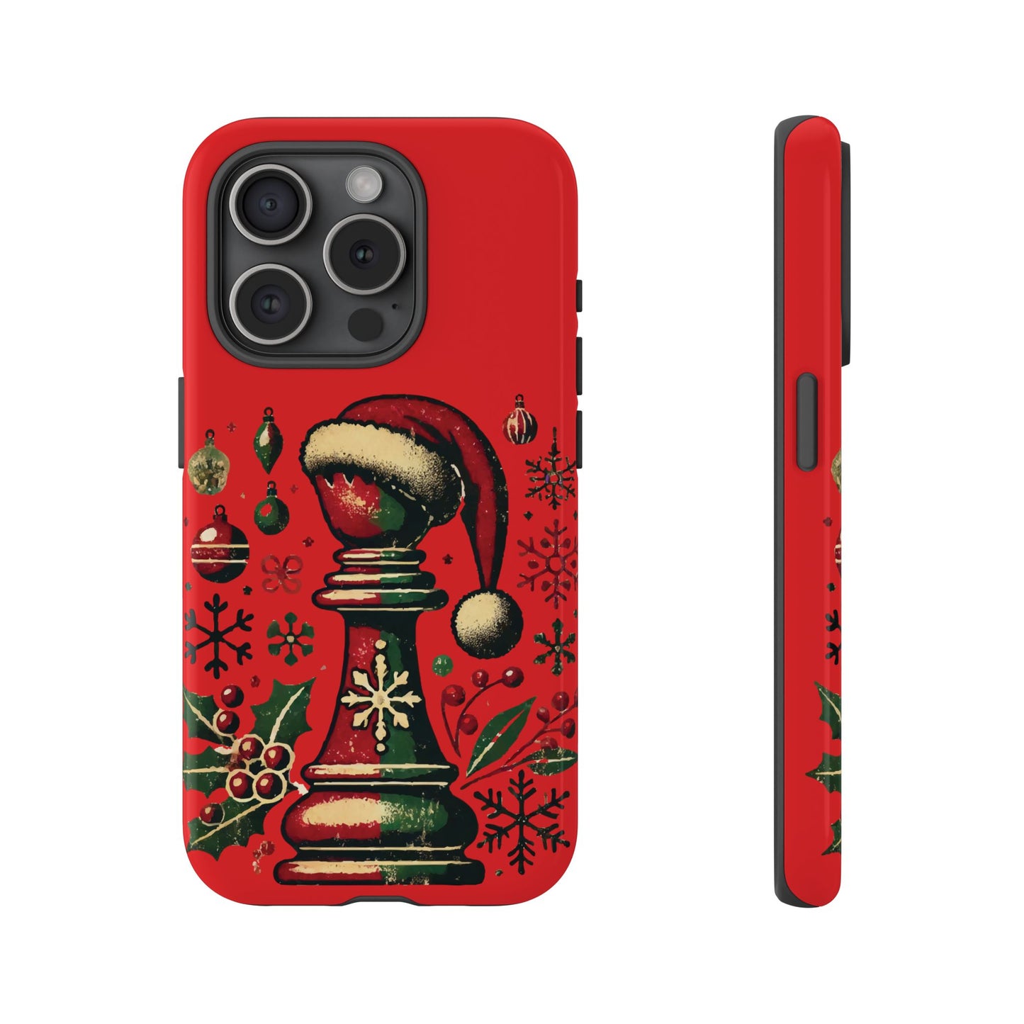 Fundas Tough para Móvil - Alfil Vintage Navideño, Doble Protección   Phone Case  24.00 iPhone-15-Pro-Glossy