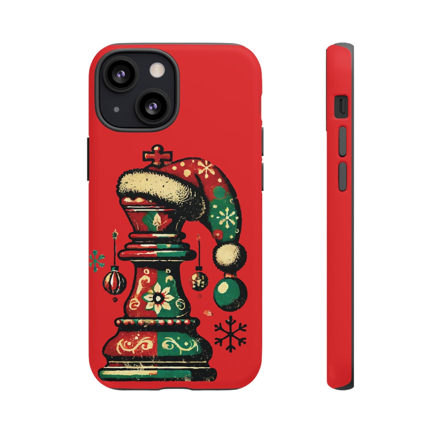 Funda Tough Case Rey Vintage – Protección y estilo navideño retro   Phone Case  24.00 iPhone-13-Mini-Matte