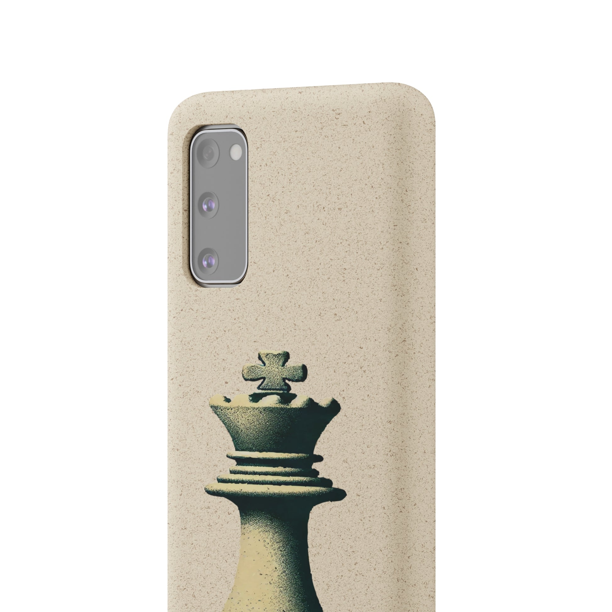 “Funda Biodegradable Rey de Ajedrez – Estilo Vintage y Sostenible”   Phone Case