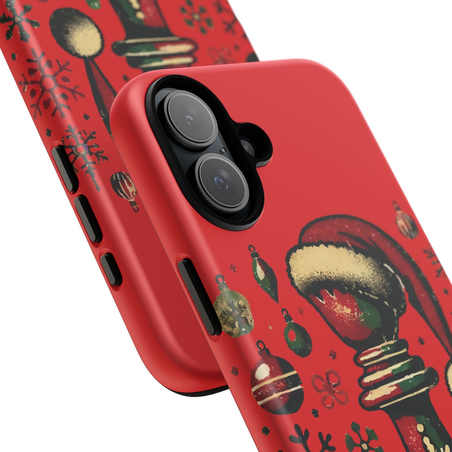 Fundas Tough para Móvil - Alfil Vintage Navideño, Doble Protección   Phone Case