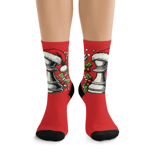 “Calcetines Reciclados Pop Art Alfil Navidad - Comodidad y Estilo”   All Over Prints  15.00 One-size