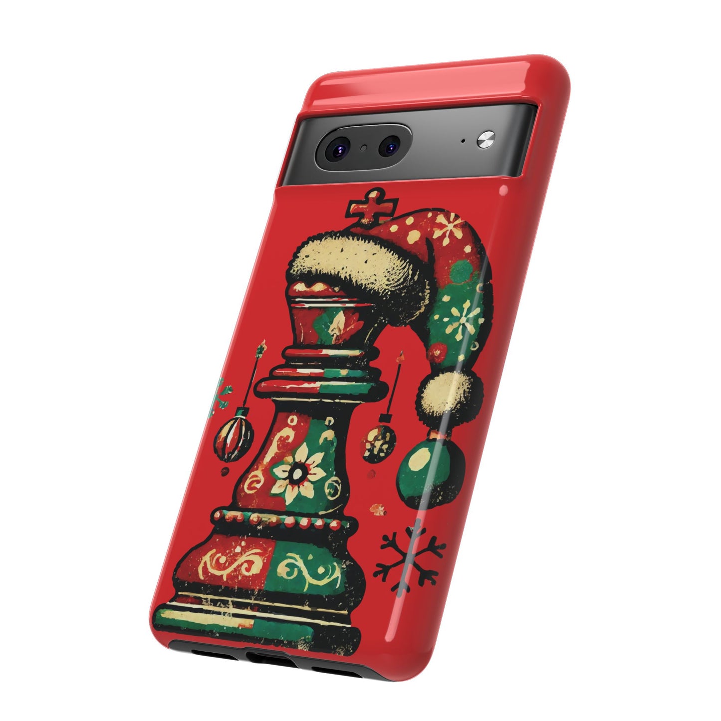 Funda Tough Case Rey Vintage – Protección y estilo navideño retro   Phone Case