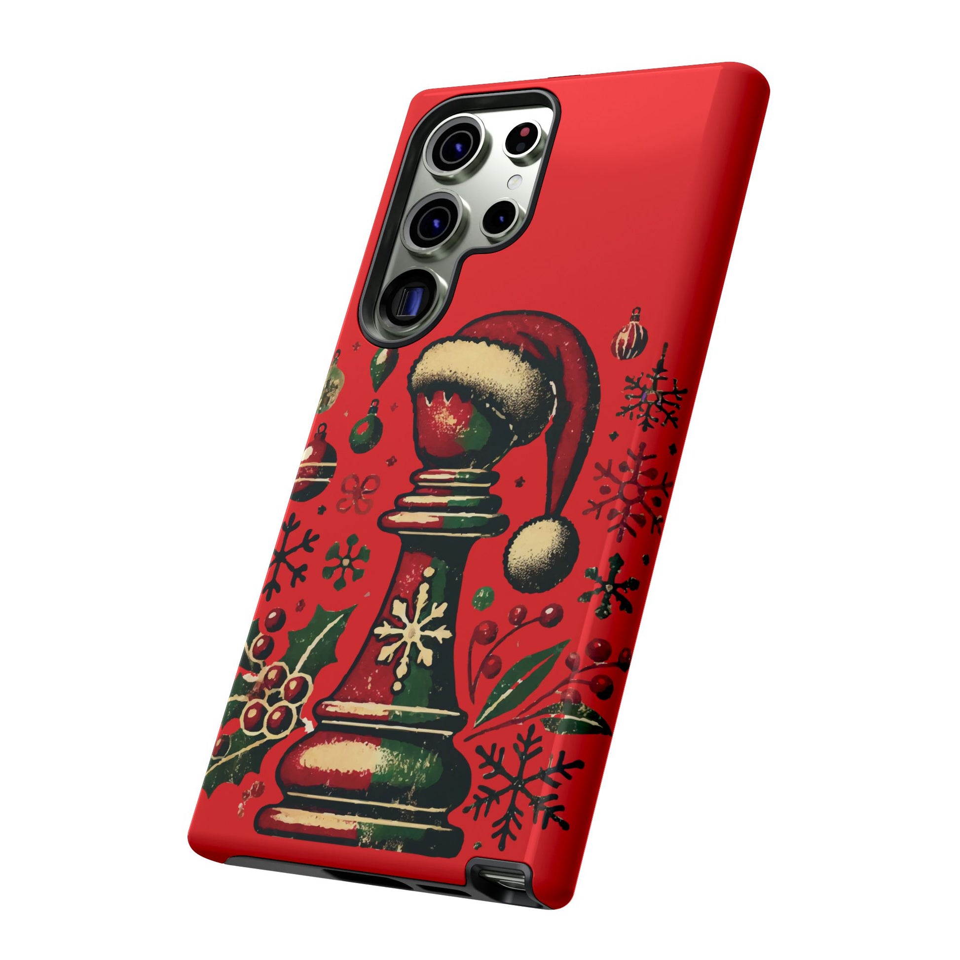 Fundas Tough para Móvil - Alfil Vintage Navideño, Doble Protección   Phone Case