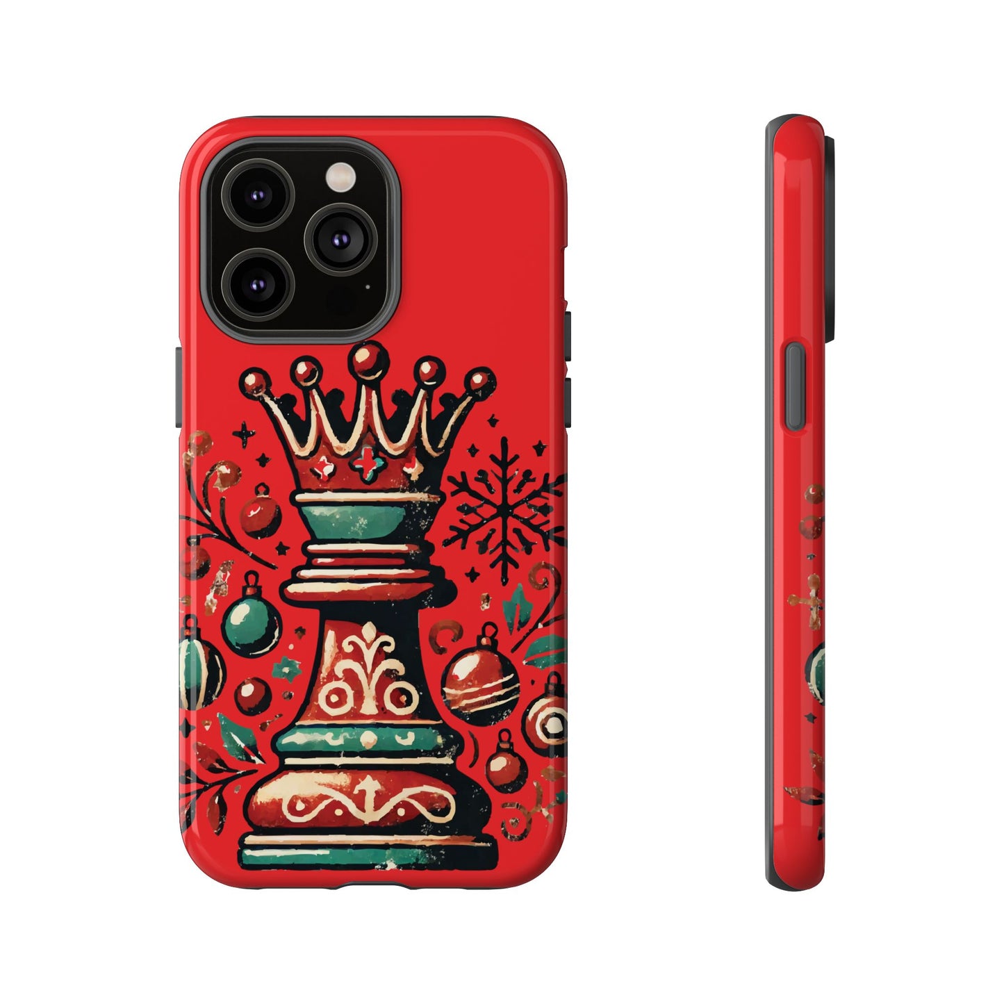 Funda Tough Case Reina Ajedrez Vintage Navideño – Protección y Estilo   Phone Case  24.00 iPhone-14-Pro-Max-Glossy