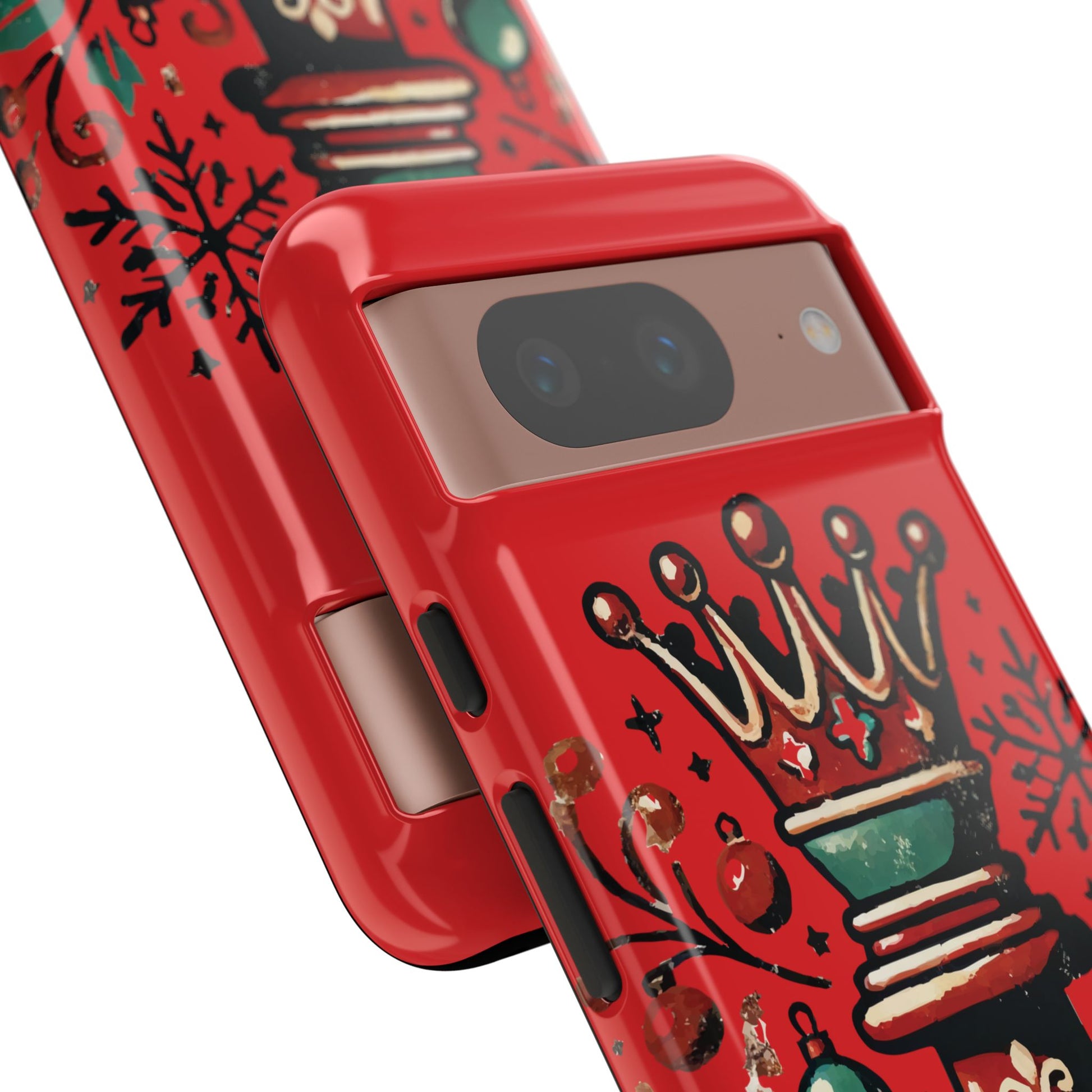 Funda Tough Case Reina Ajedrez Vintage Navideño – Protección y Estilo   Phone Case