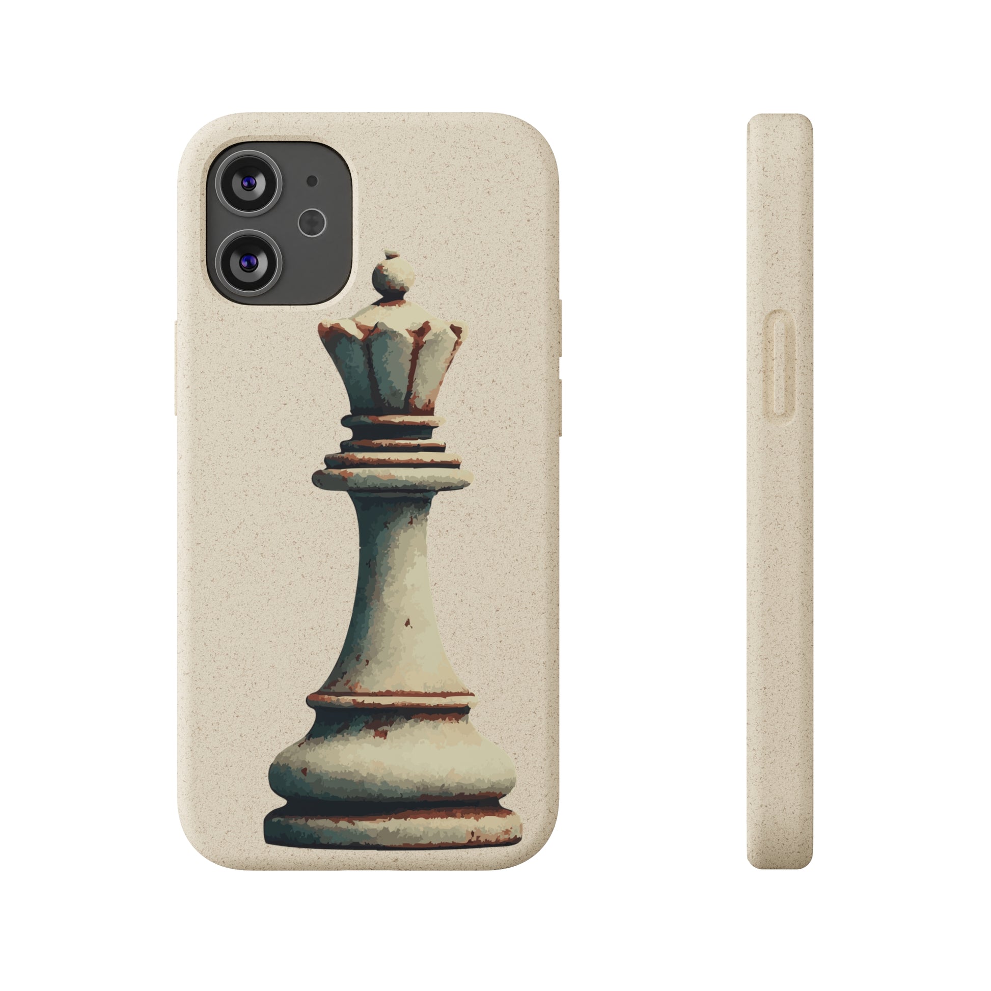 “Funda Biodegradable Reina de Ajedrez – Estilo Retro y Sostenible”   Phone Case