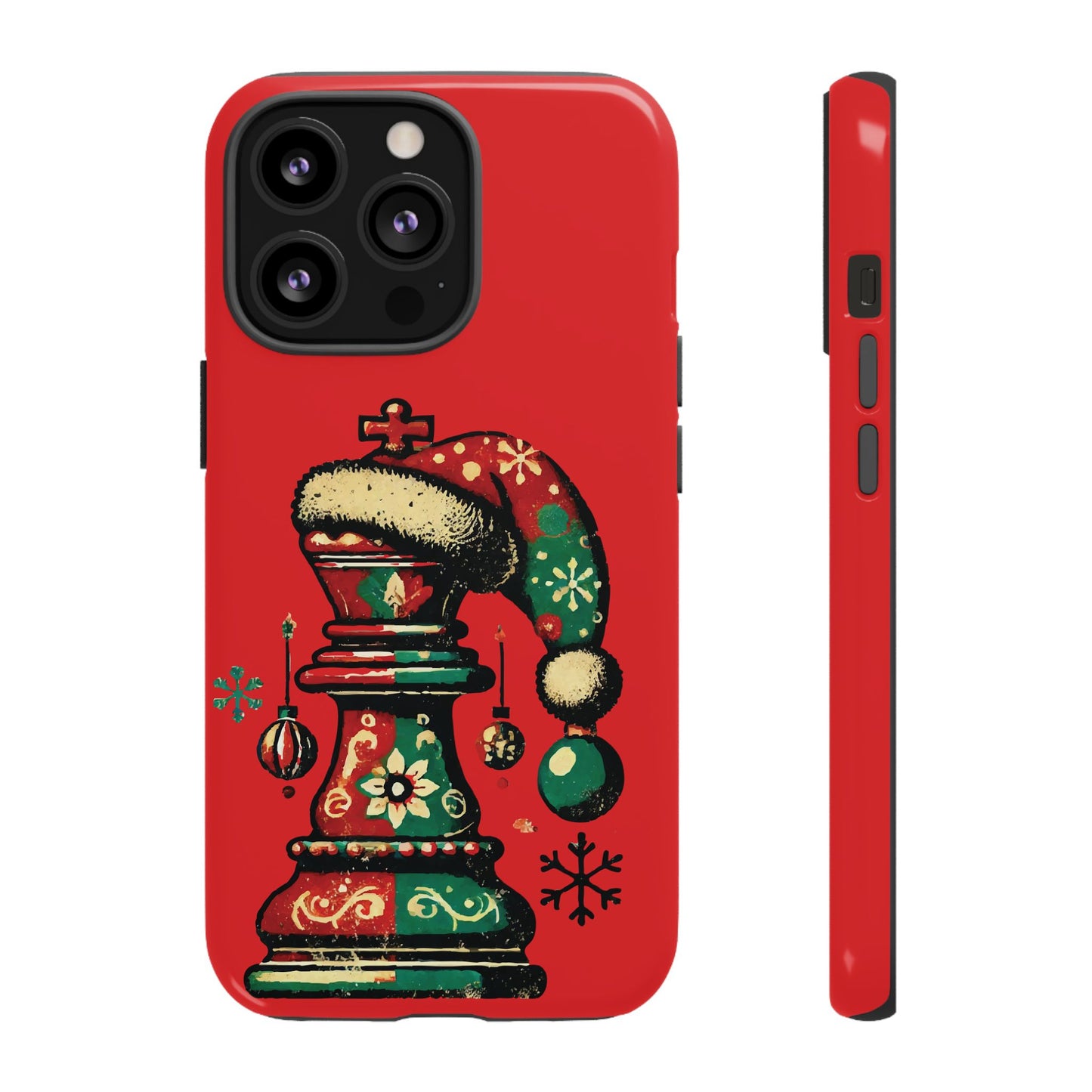 Funda Tough Case Rey Vintage – Protección y estilo navideño retro   Phone Case  24.00 iPhone-13-Pro-Glossy