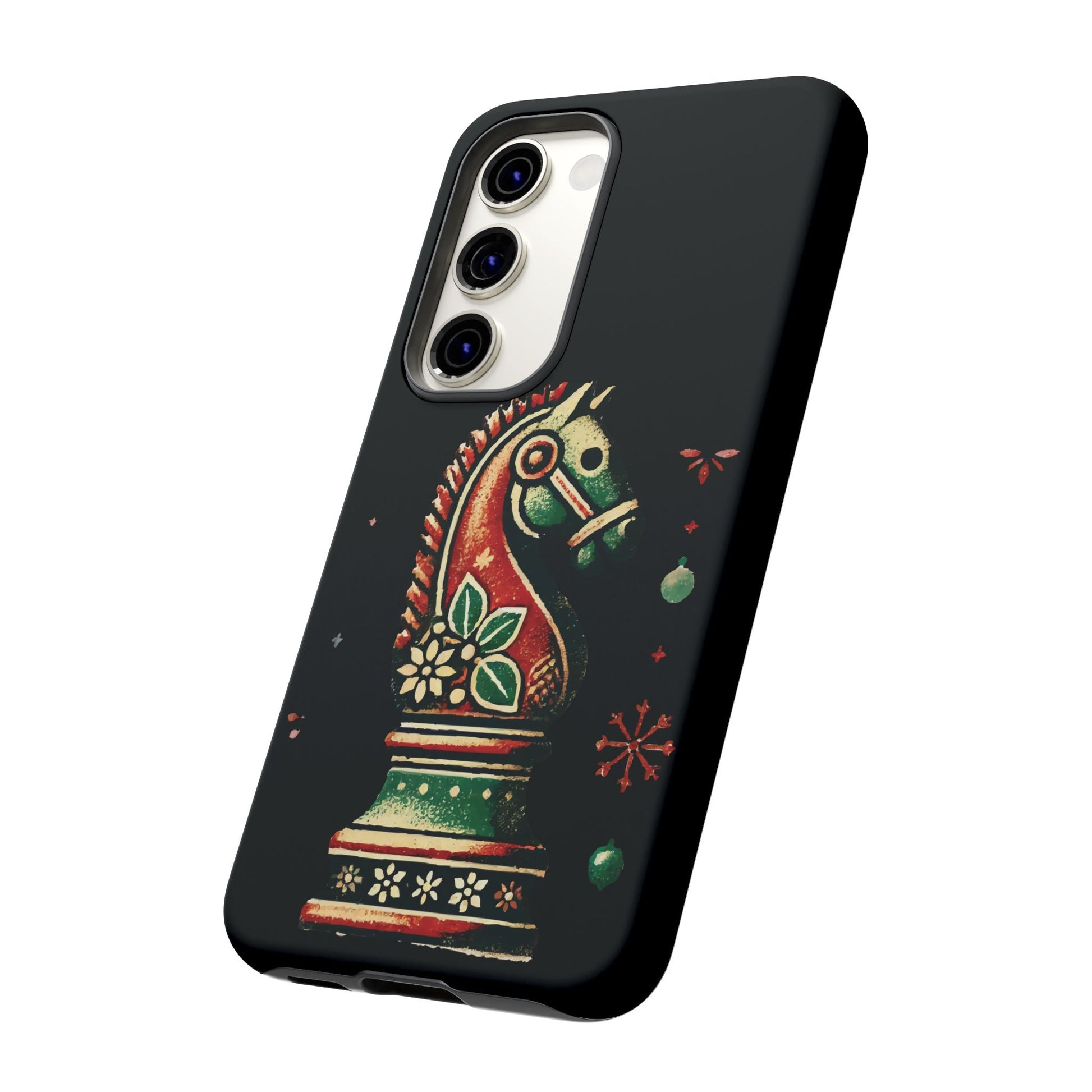 Funda Tough Case Vintage Caballo de Ajedrez – Estilo Navideño   Phone Case