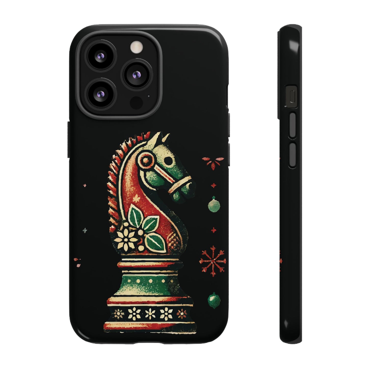 Funda Tough Case Vintage Caballo de Ajedrez – Estilo Navideño   Phone Case  24.00 iPhone-13-Pro-Glossy