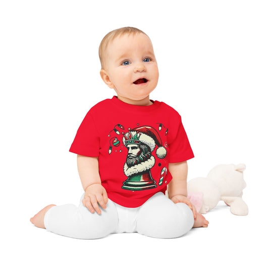 Organic Baby T-Shirt - Soft, 100% Organic Cotton, Perfect for Sensitive Skin   Kids clothes  27.00 Red-18-24M