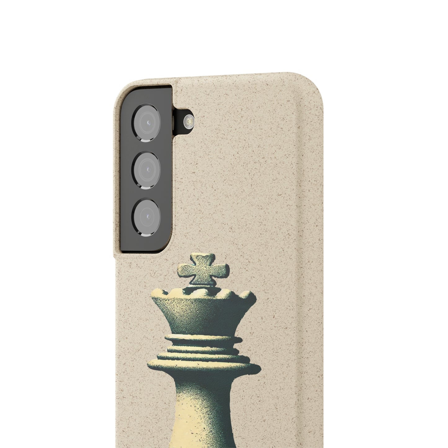 “Funda Biodegradable Rey de Ajedrez – Estilo Vintage y Sostenible”   Phone Case