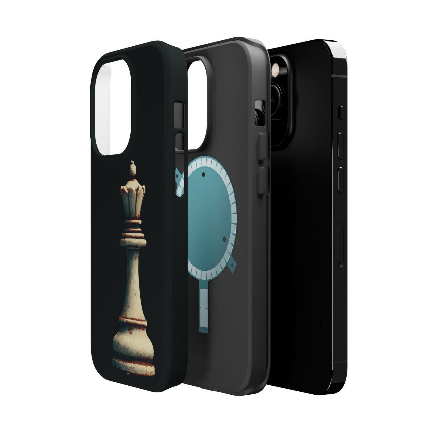 “Funda Magnética Reina de Ajedrez – Protección Robusta y Estilo Retro”   Phone Case