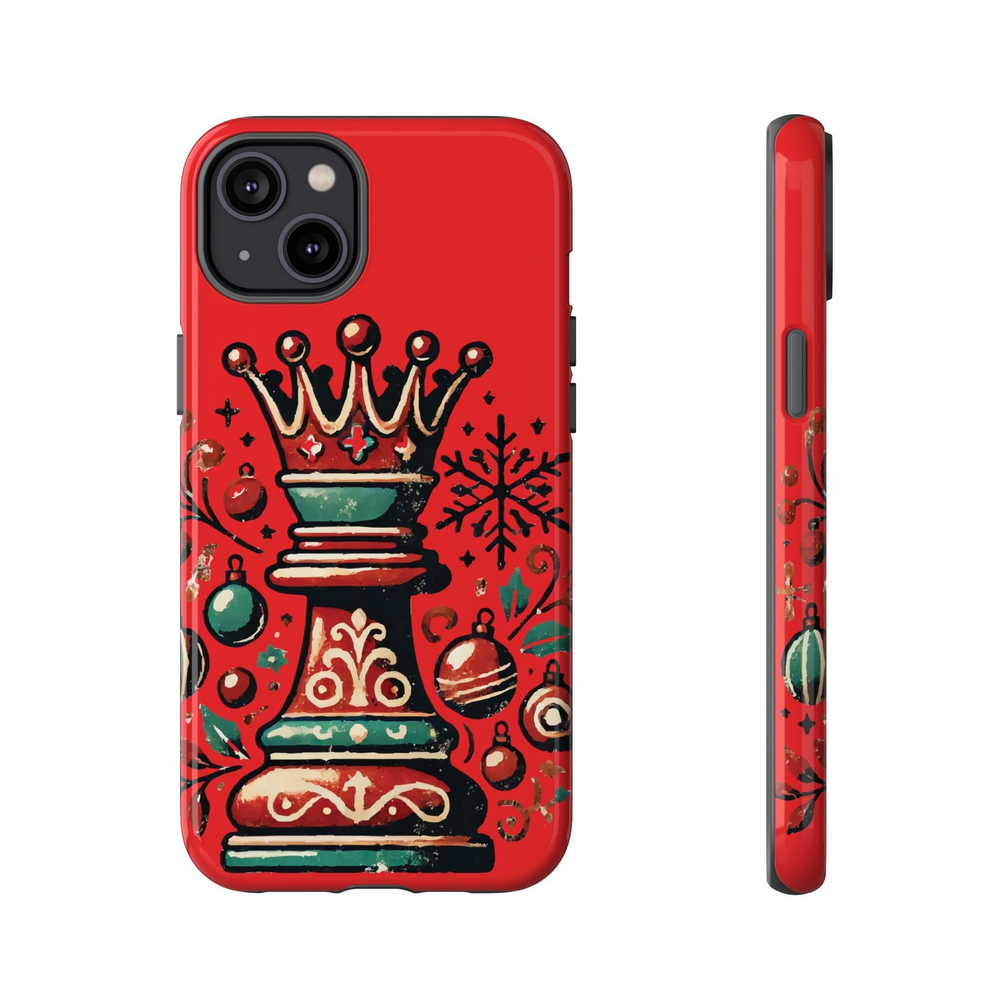 Funda Tough Case Reina Ajedrez Vintage Navideño – Protección y Estilo   Phone Case  24.00 iPhone-14-Plus-Glossy