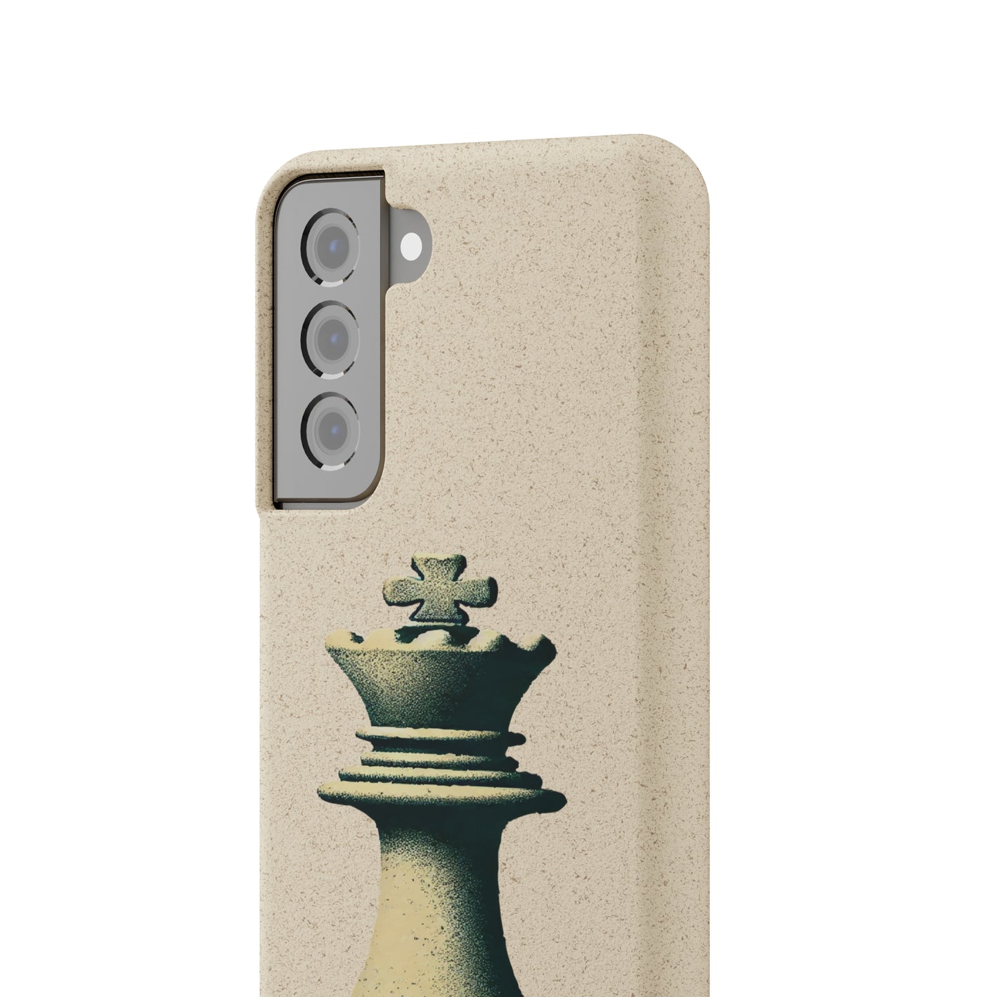 “Funda Biodegradable Rey de Ajedrez – Estilo Vintage y Sostenible”   Phone Case