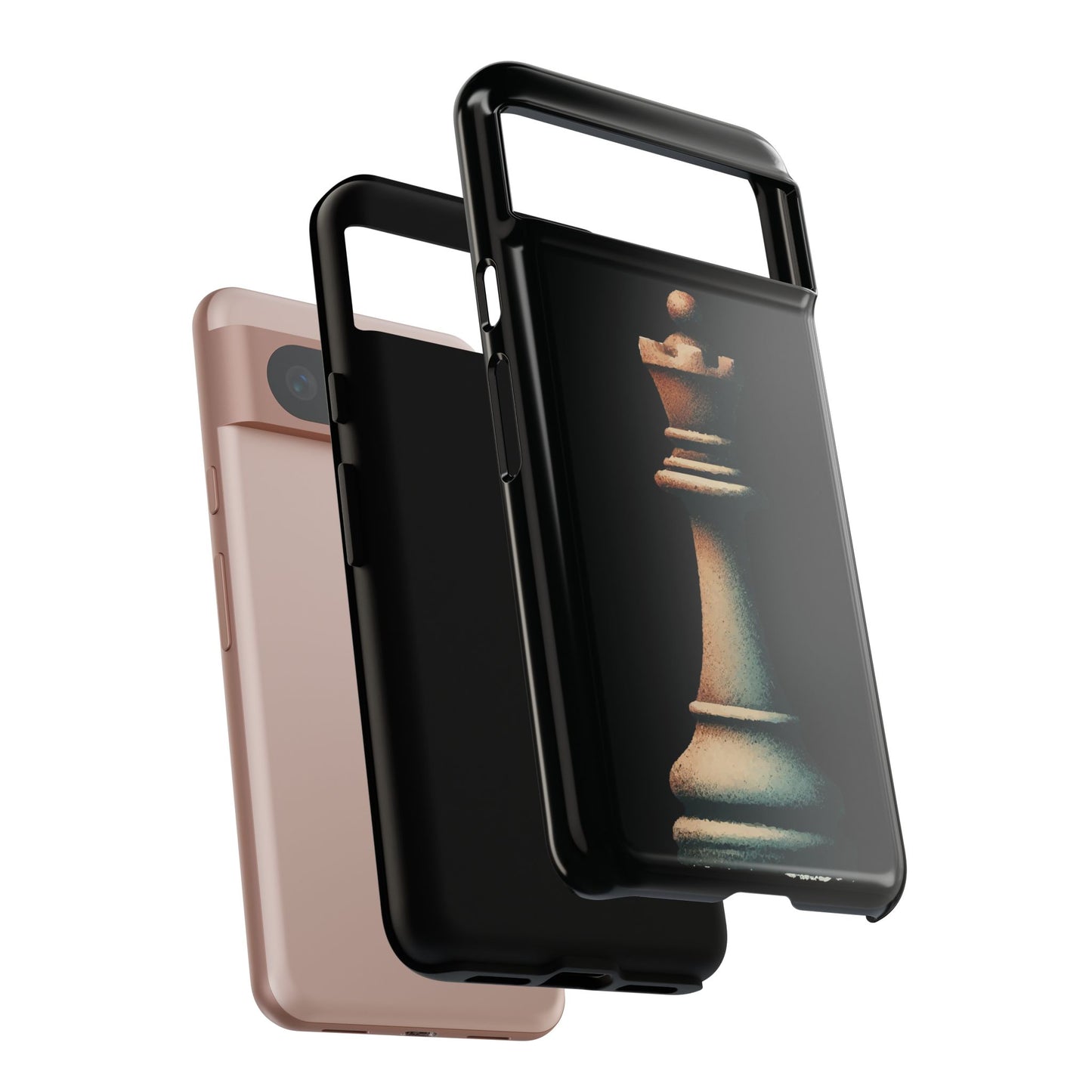 “Tough Phone Case – Vintage Rook Design, Dual-Layer Protection”   Phone Case