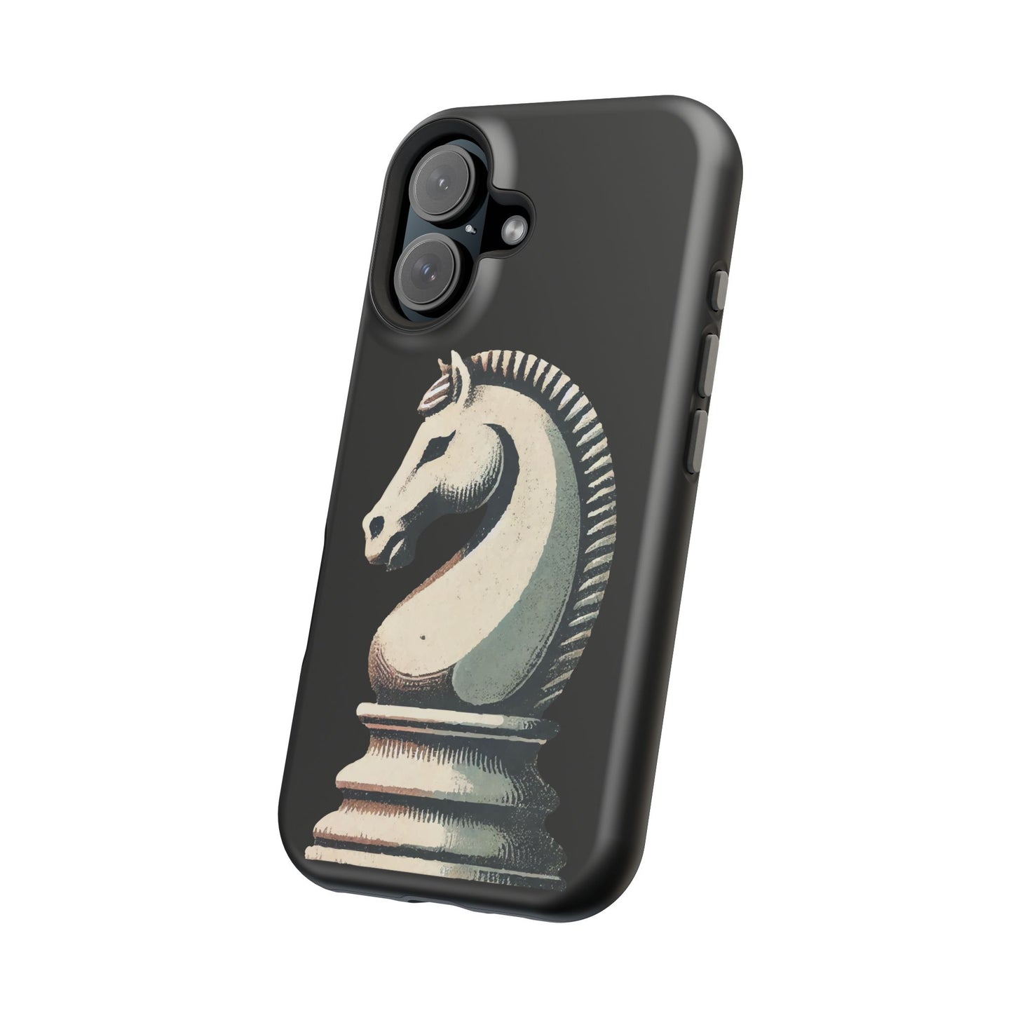 “Magnetic Tough Phone Case – Vintage Knight Design, Durable Protection”   Phone Case