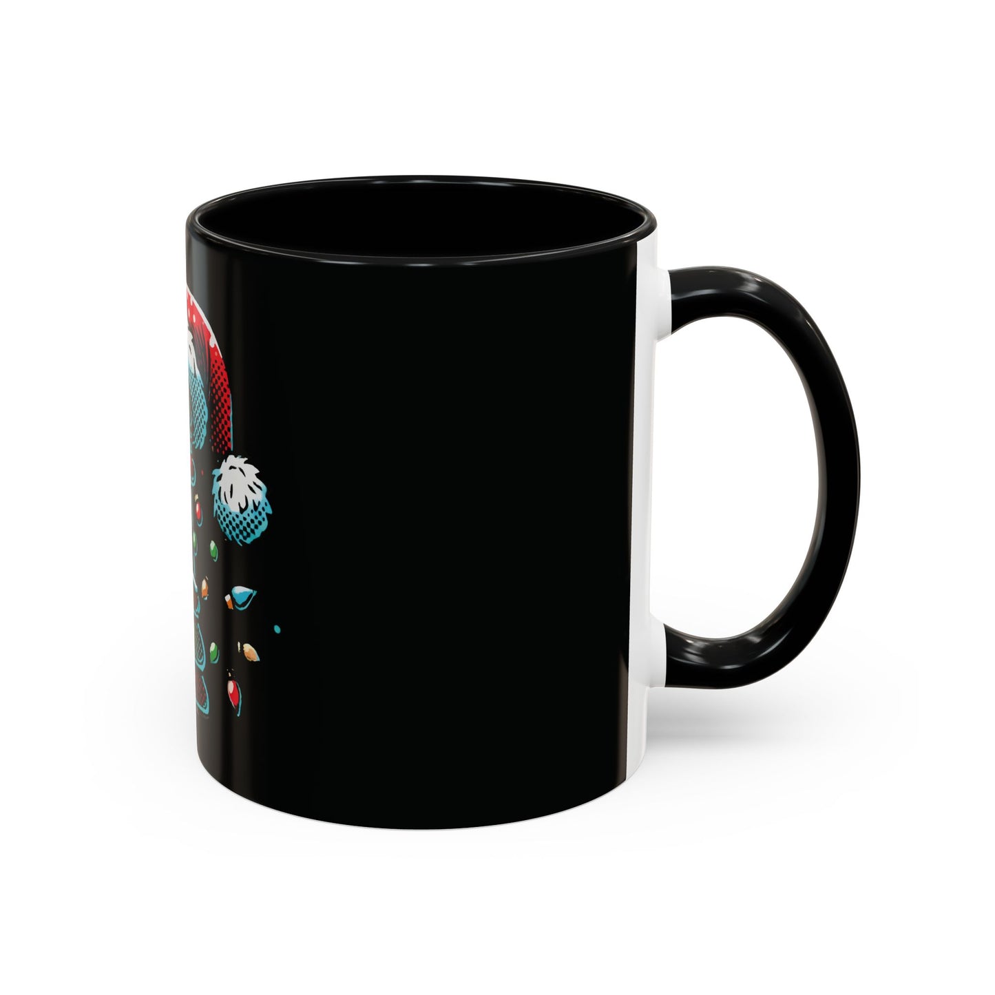 Taza de Café y Té Torre de Ajedrez Pop Art Navideña - 11 oz y 15 oz”   Mug