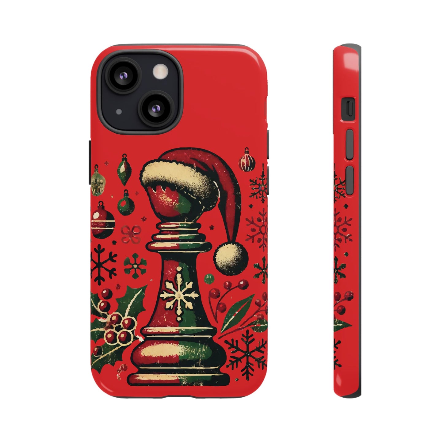 Fundas Tough para Móvil - Alfil Vintage Navideño, Doble Protección   Phone Case  24.00 iPhone-13-Mini-Glossy