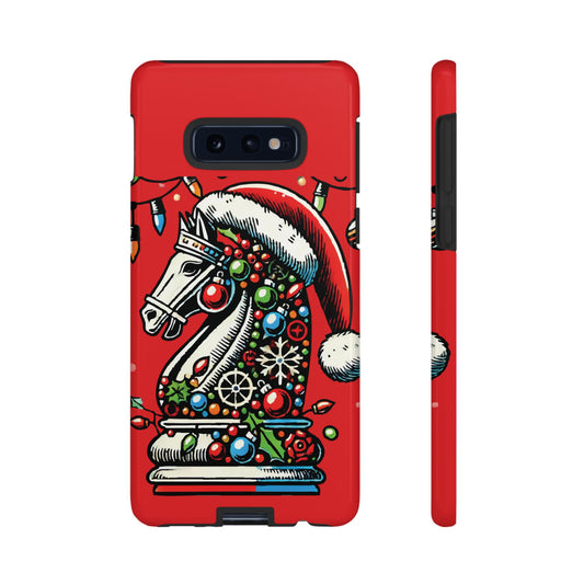 Funda Tough Navidad - Caballo Ajedrez Pop Art para iPhone, Samsung y Pixel   Phone Case  24.00 Samsung-Galaxy-S10E-Glossy