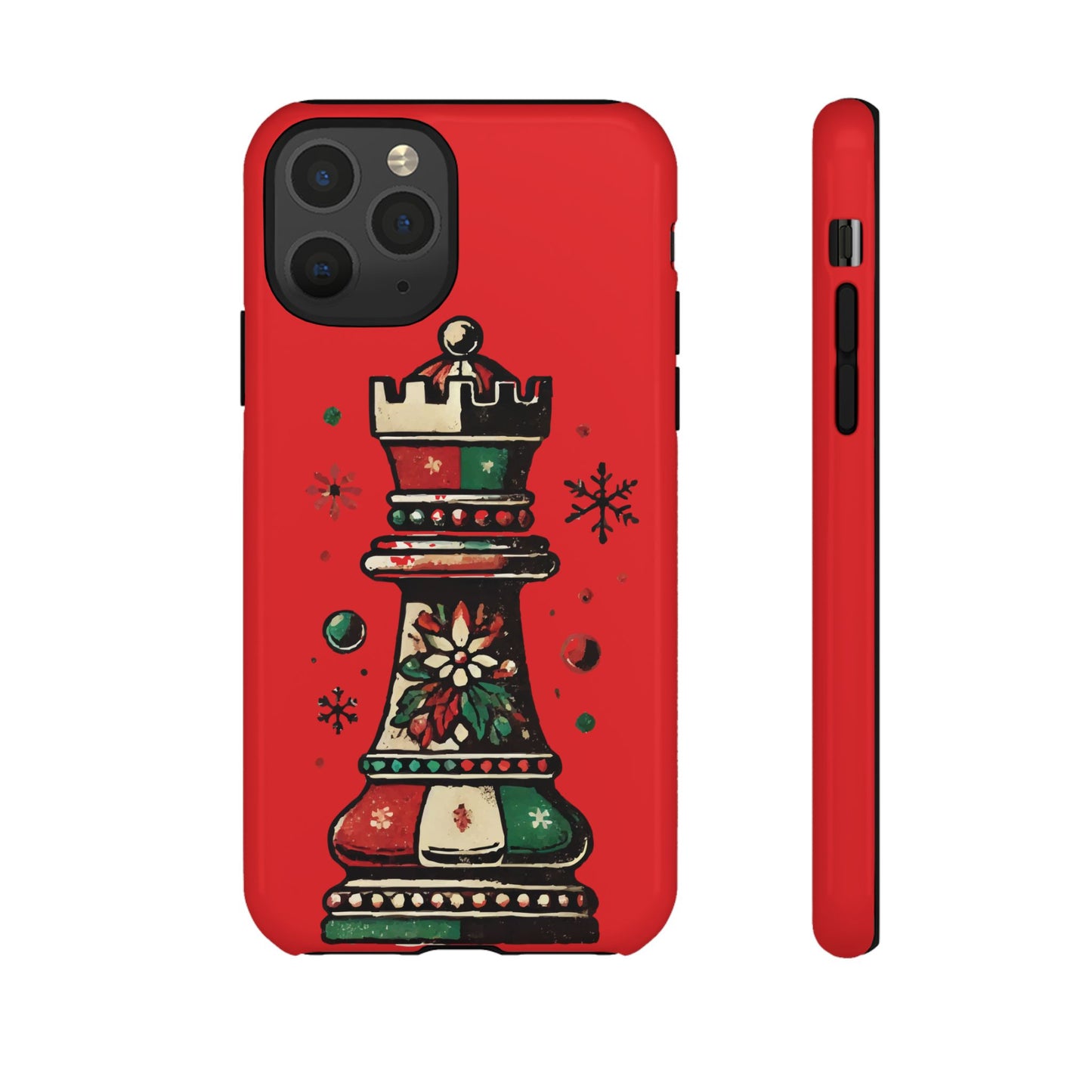 Funda Protectora para Móvil con Diseño de Torre de Ajedrez Vintage Navideño   Phone Case  24.00 iPhone-11-Pro-Glossy